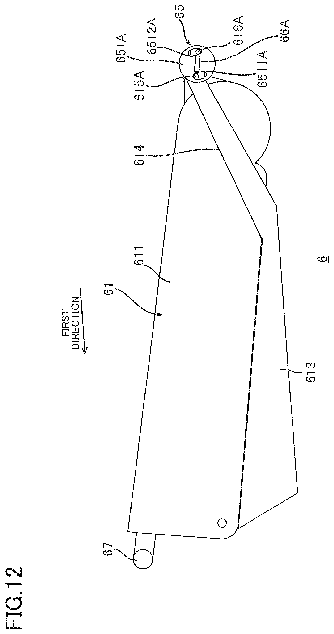 Patent US12541166 Figure 12 – Image forming device having drawer