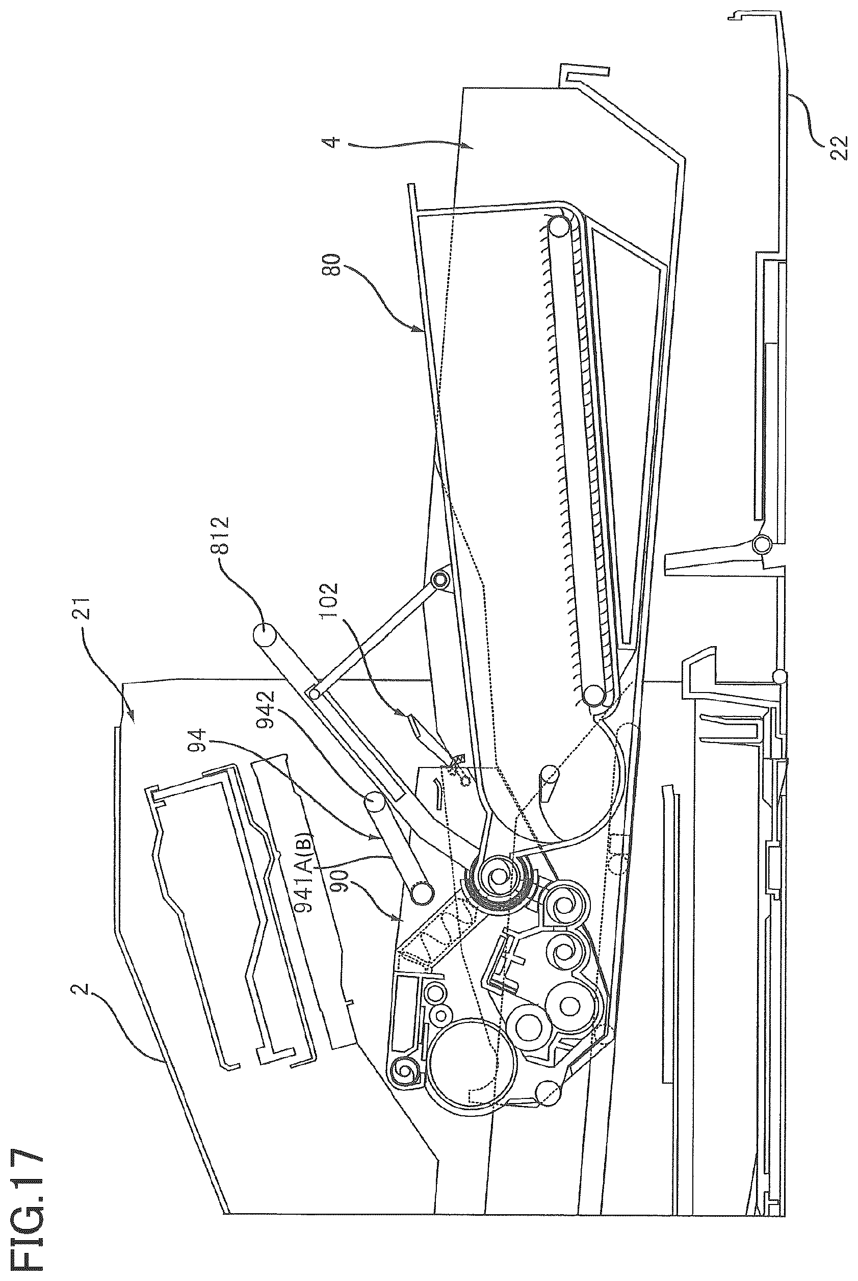 Patent US12541166 Figure 17 – Image forming device having drawer