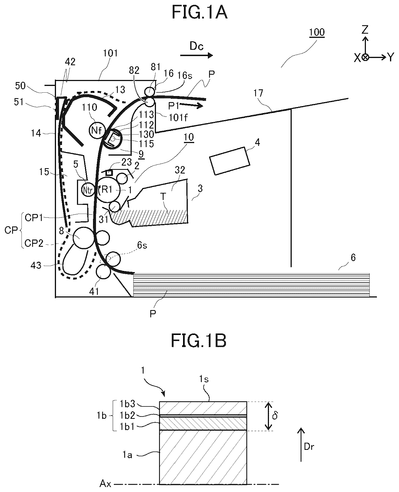 Patent US12541173 Figure 1 – Image forming apparatus having a filter to reduce dust
