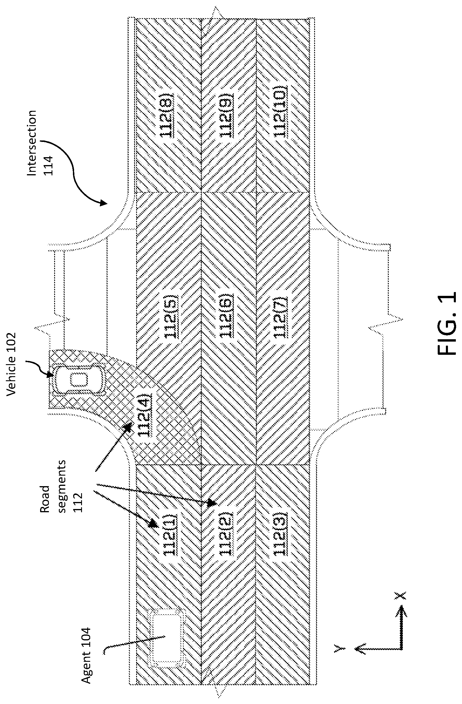 Patent US12541212 — Systems and methods for identifying road segments and determining vehicle performance metrics — Figure 1