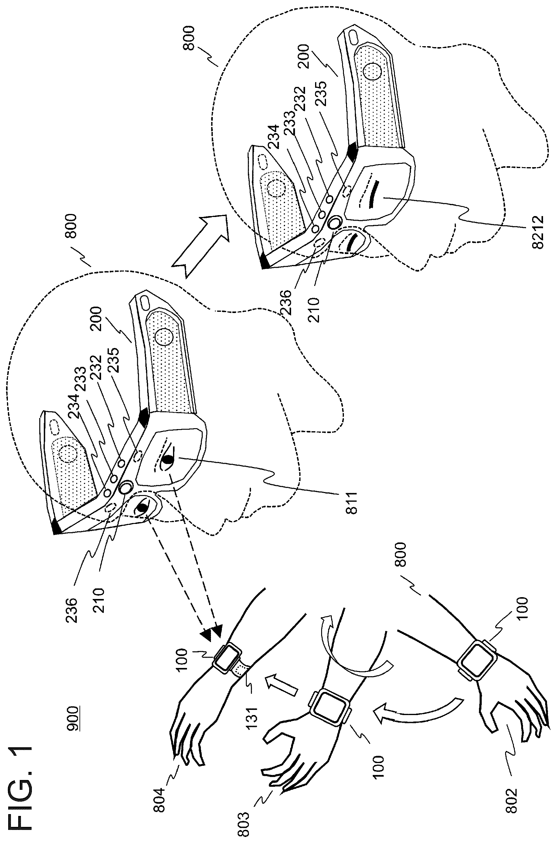 Patent US12541246 — Information processing device and information processing system — Figure 1