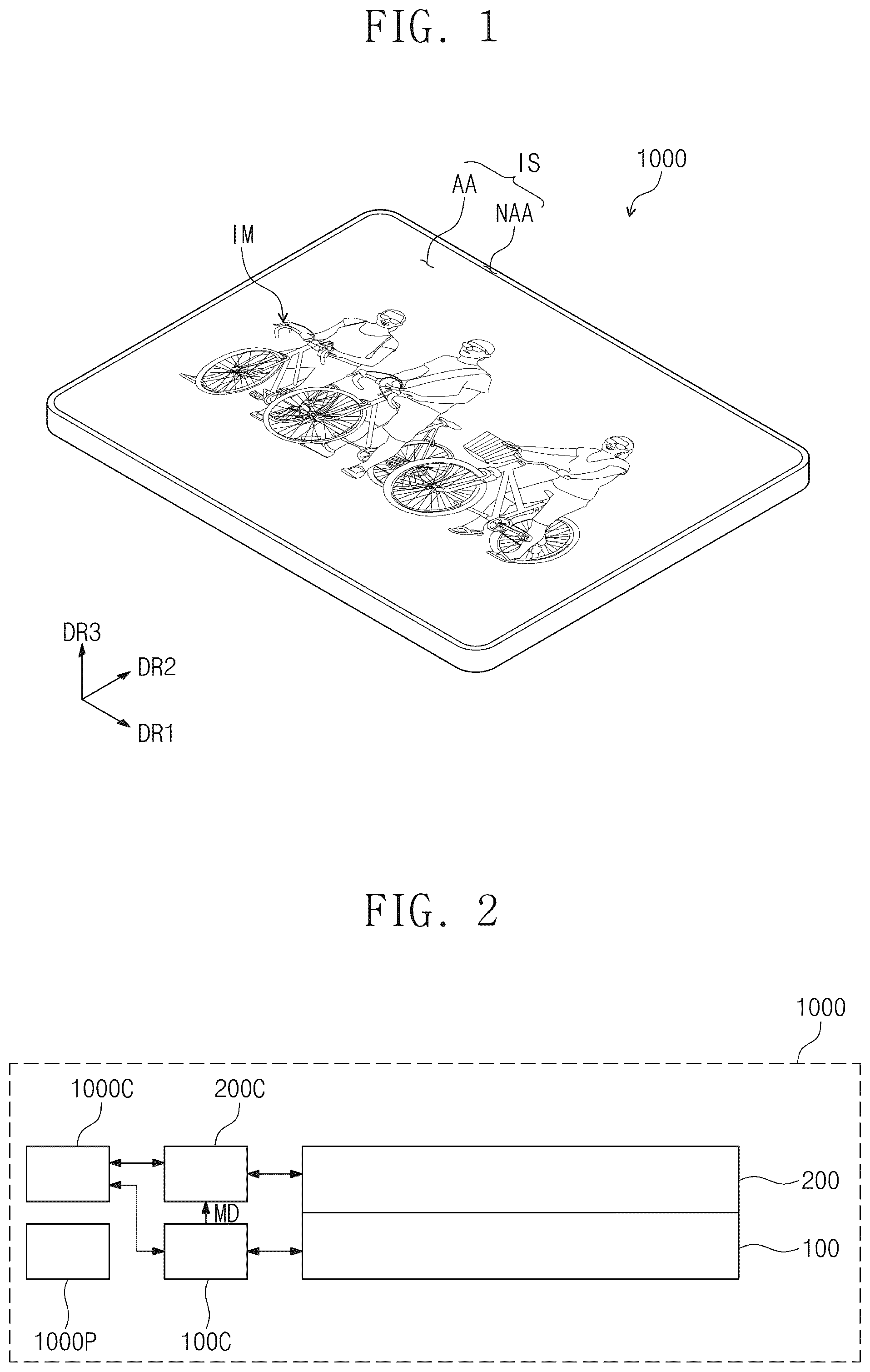 Patent US12541268 Figure 1 – Electronic device and method of testing electronic device