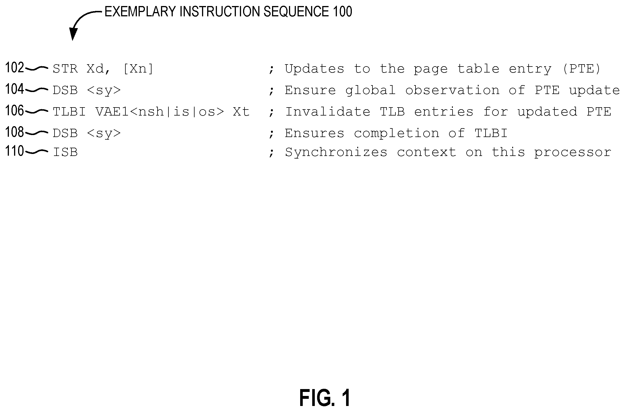 Patent US12541461 — Filtering remote data synchronization barrier (DSB) instruction execution in processor-based devices — Figure 1