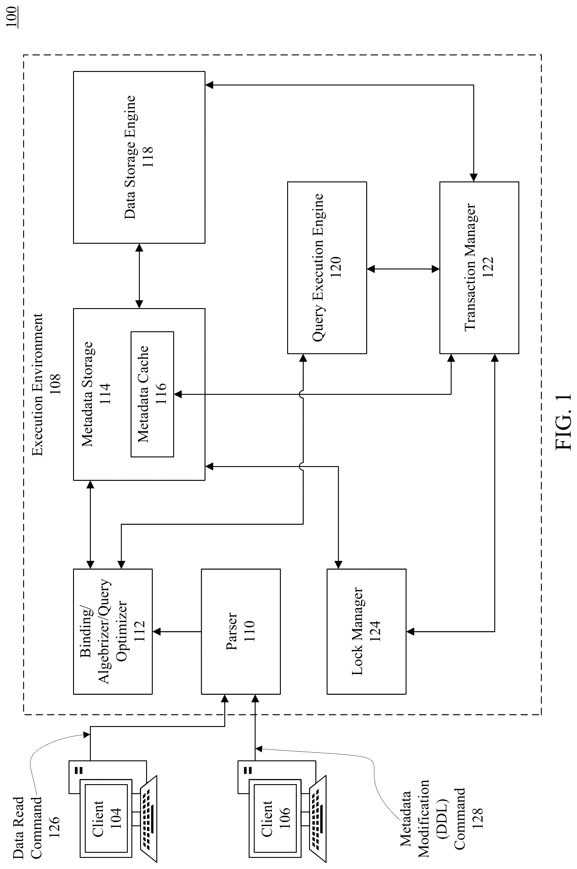 Patent US12541503 — Schema snapshot isolation access in a relational database — Figure 1