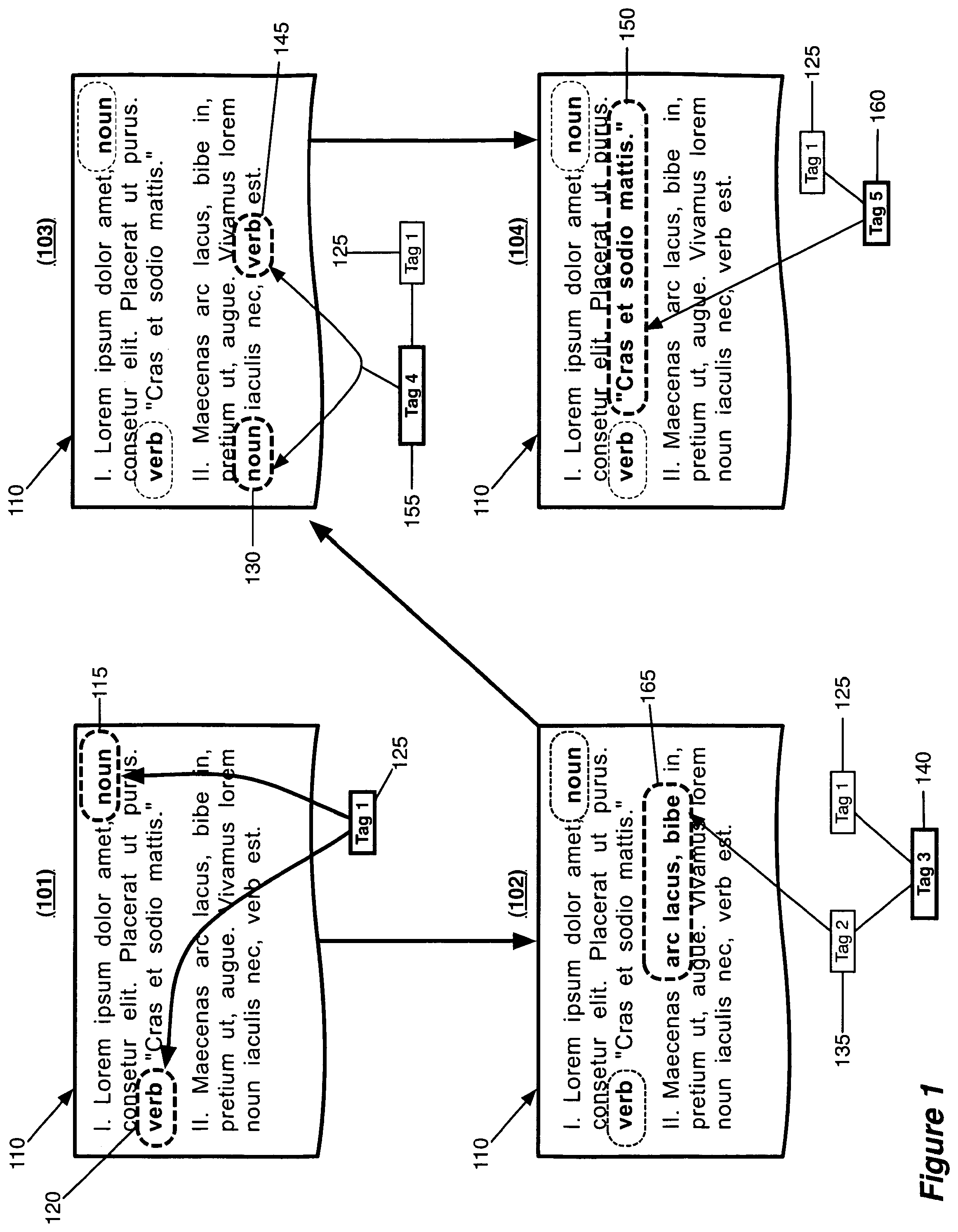 Patent US12541549 Figure 1 – Iterative fact-extraction