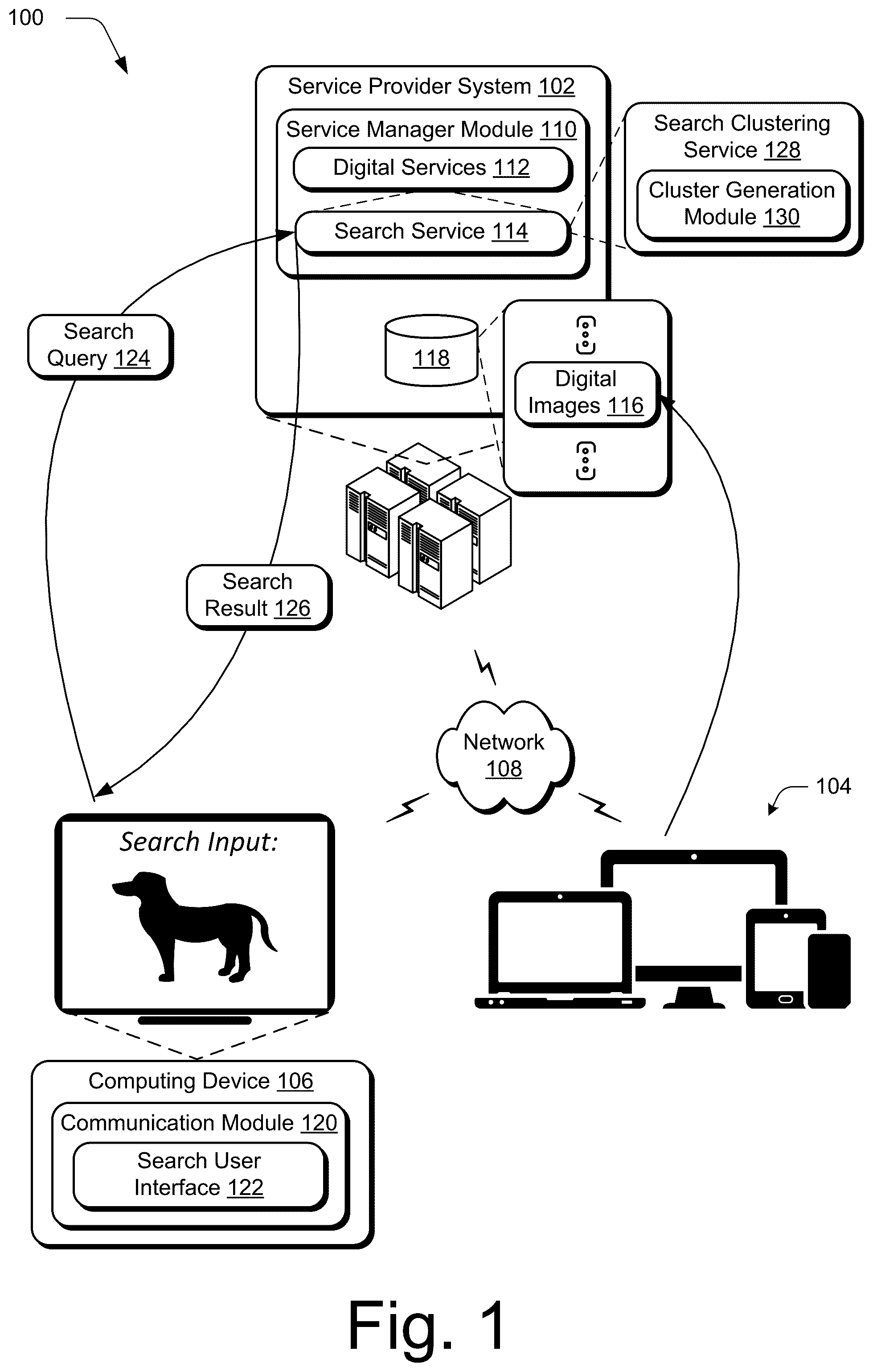 Patent US12541553 — Digital image hash search techniques — Figure 1