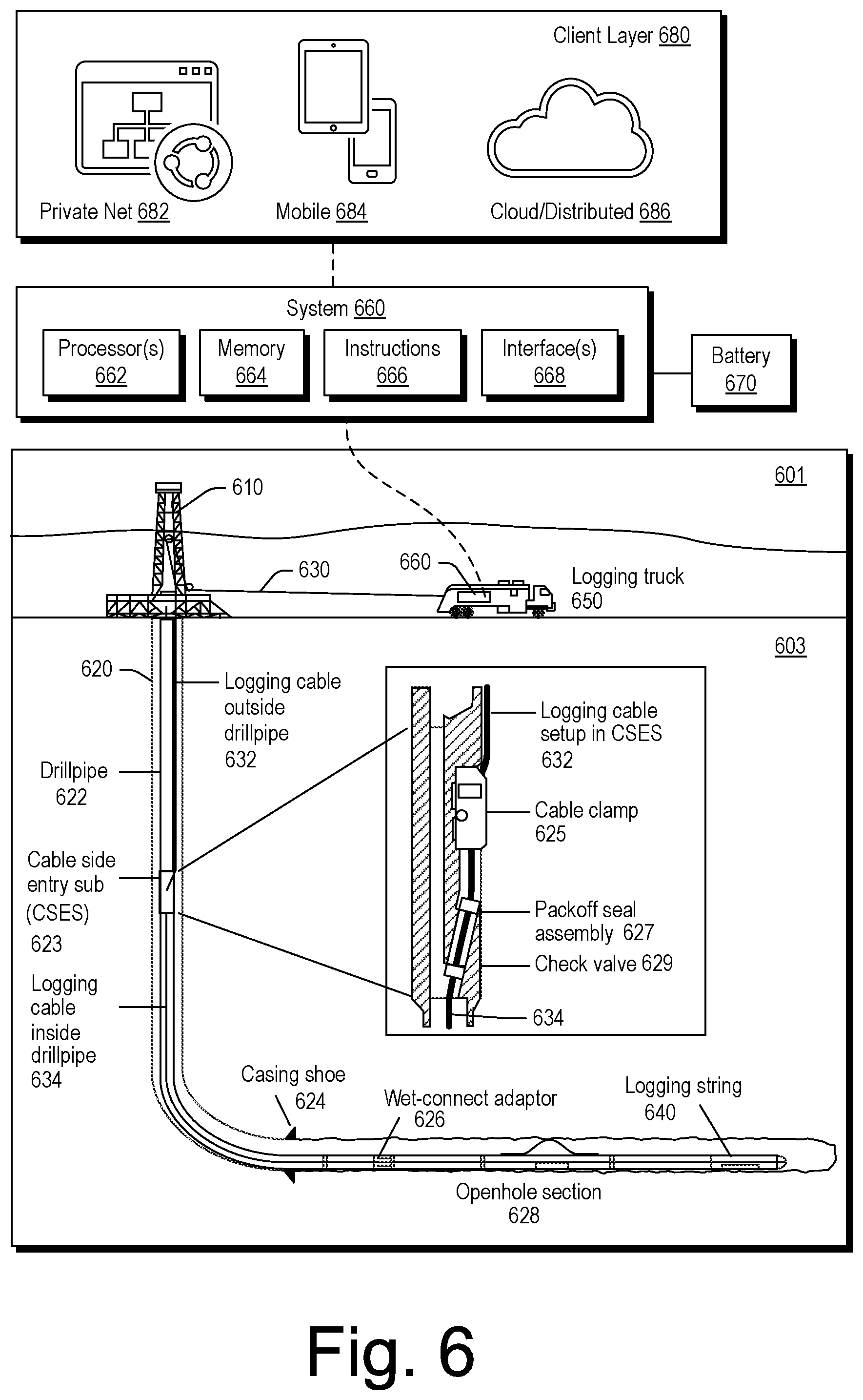 Patent US12541606 Figure 6 – Data system