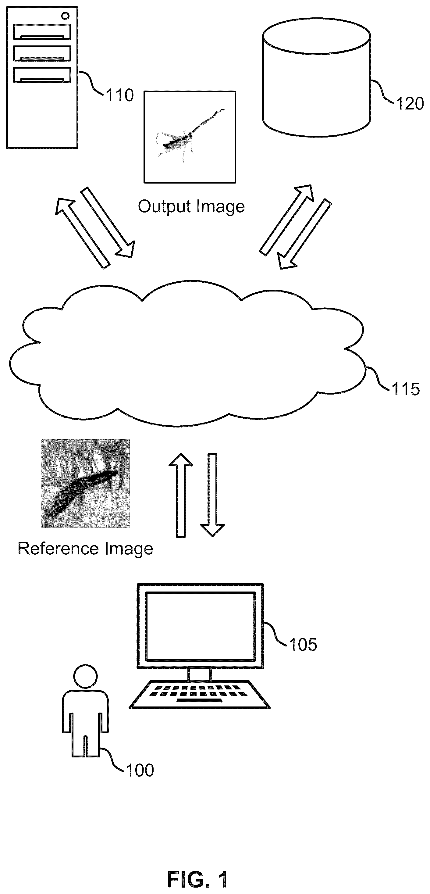 Patent US12541821 — Diffusion model image generation — Figure 1