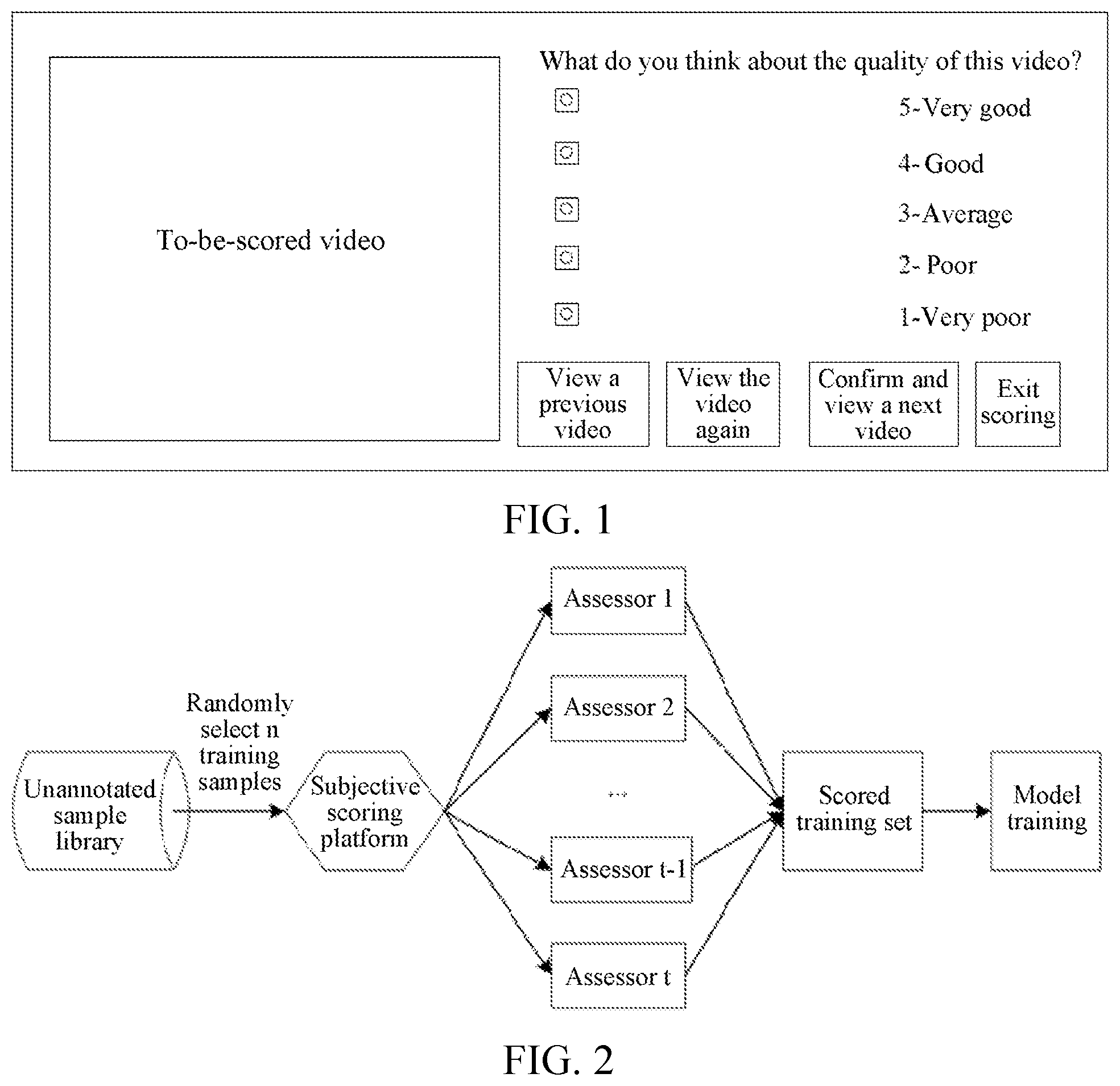 Patent US12541833 — Assessing image/video quality using an online model to approximate subjective quality values — Figure 1
