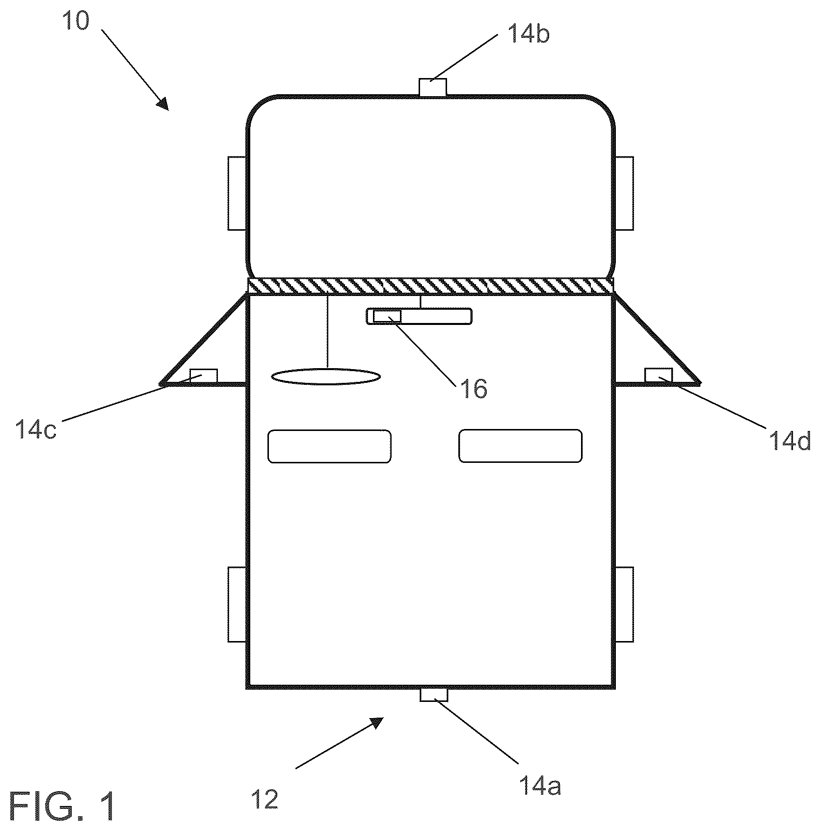 Patent US12541861 — Vehicular vision system — Figure 1