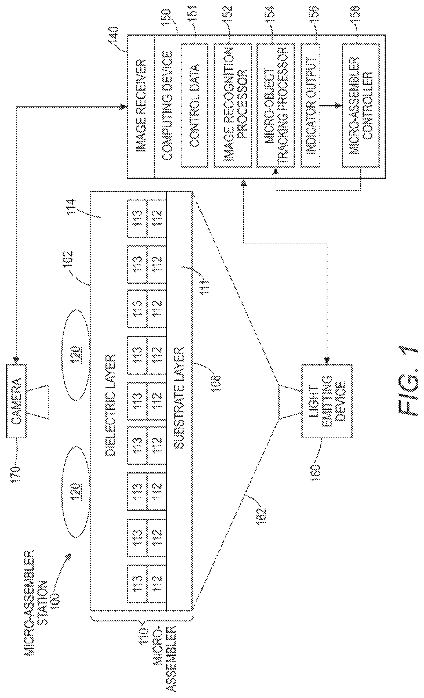 Patent US12541863 — Micro-object movement monitor to observe controlled micro-object movement — Figure 1