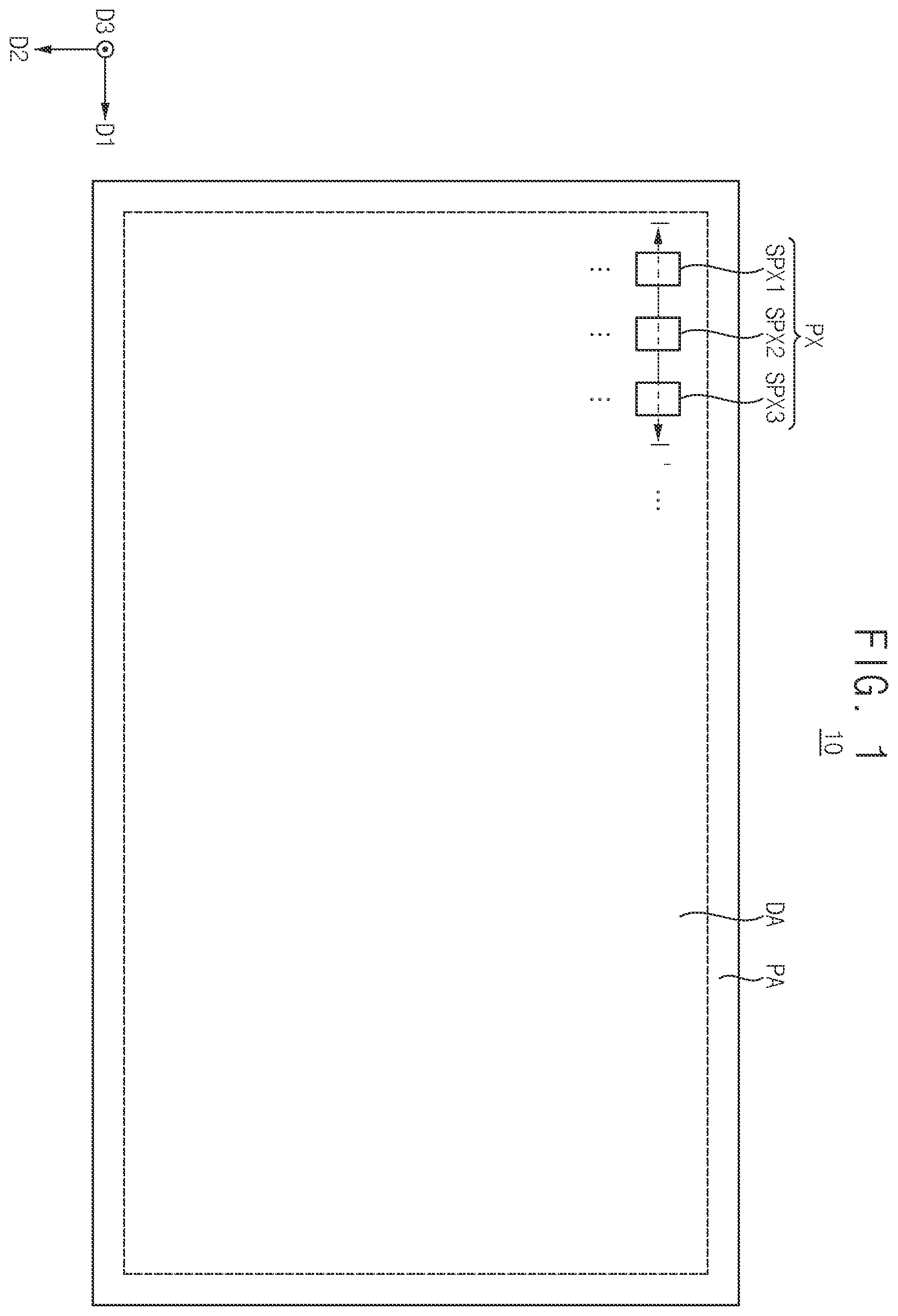 Patent US12547078 — Exposure mask and method of manufacturing display device using the same — Figure 1
