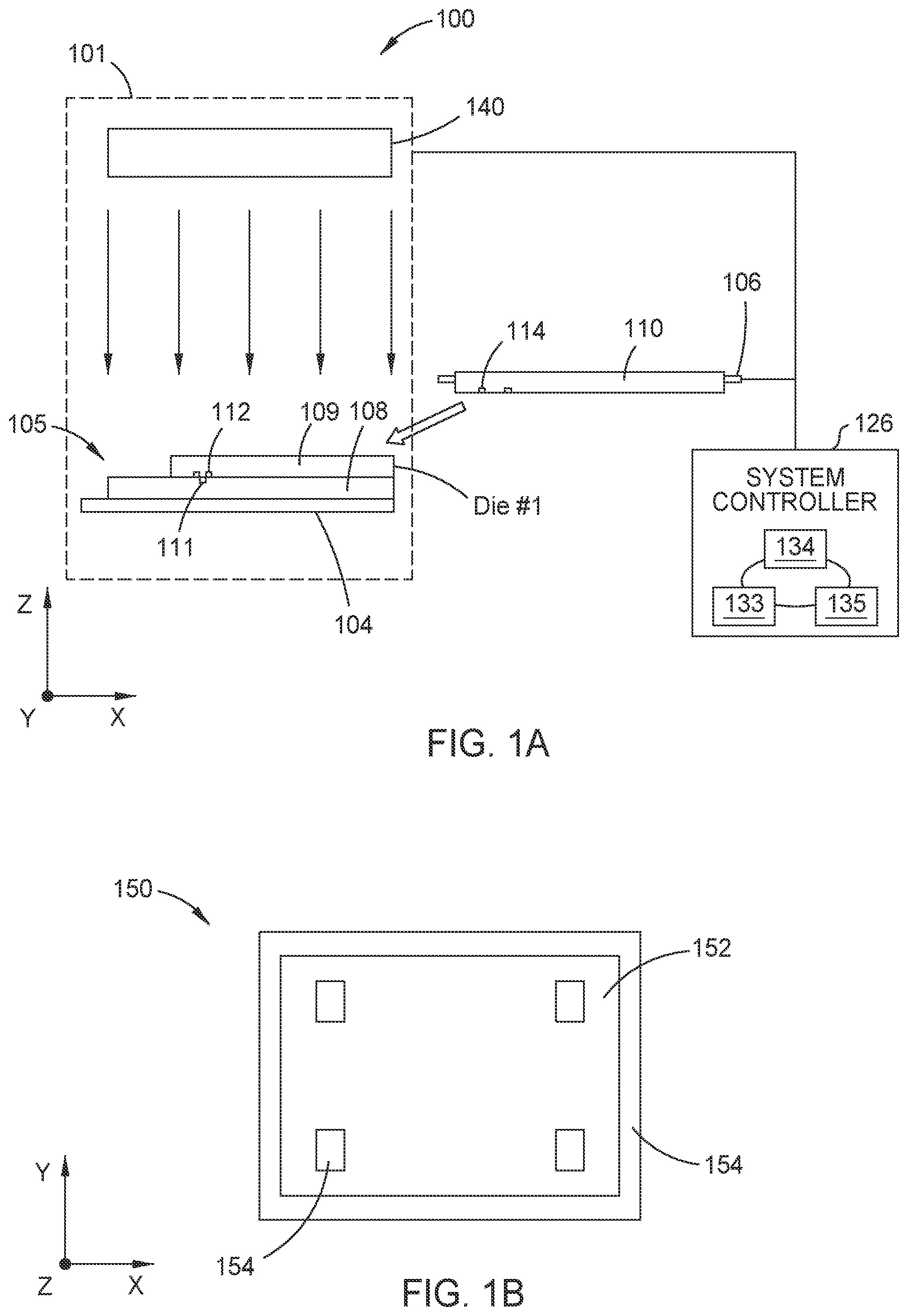 Patent US12547083 Figure 1 – Use of alternating layer patterns approach for effective overlay metrology in multi-stack die applications