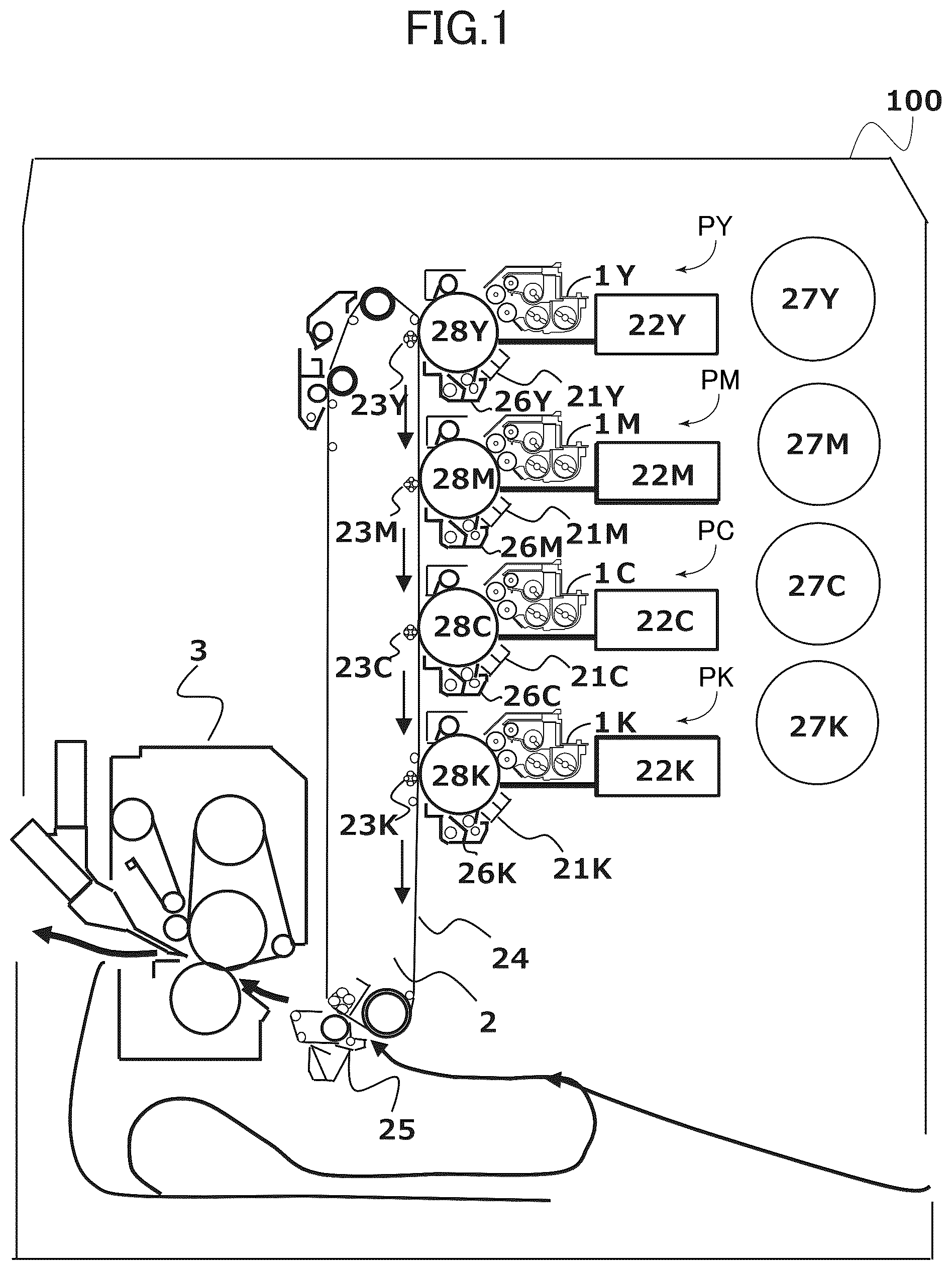 Patent US12547102 — Developing apparatus — Figure 1