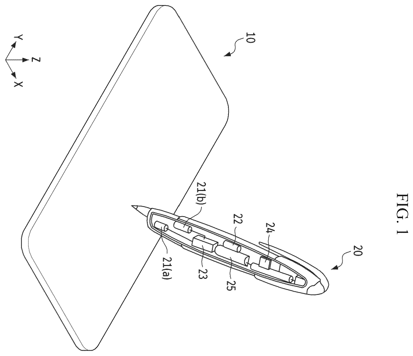 Patent US12547287 — Display device and position input system including the same — Figure 1