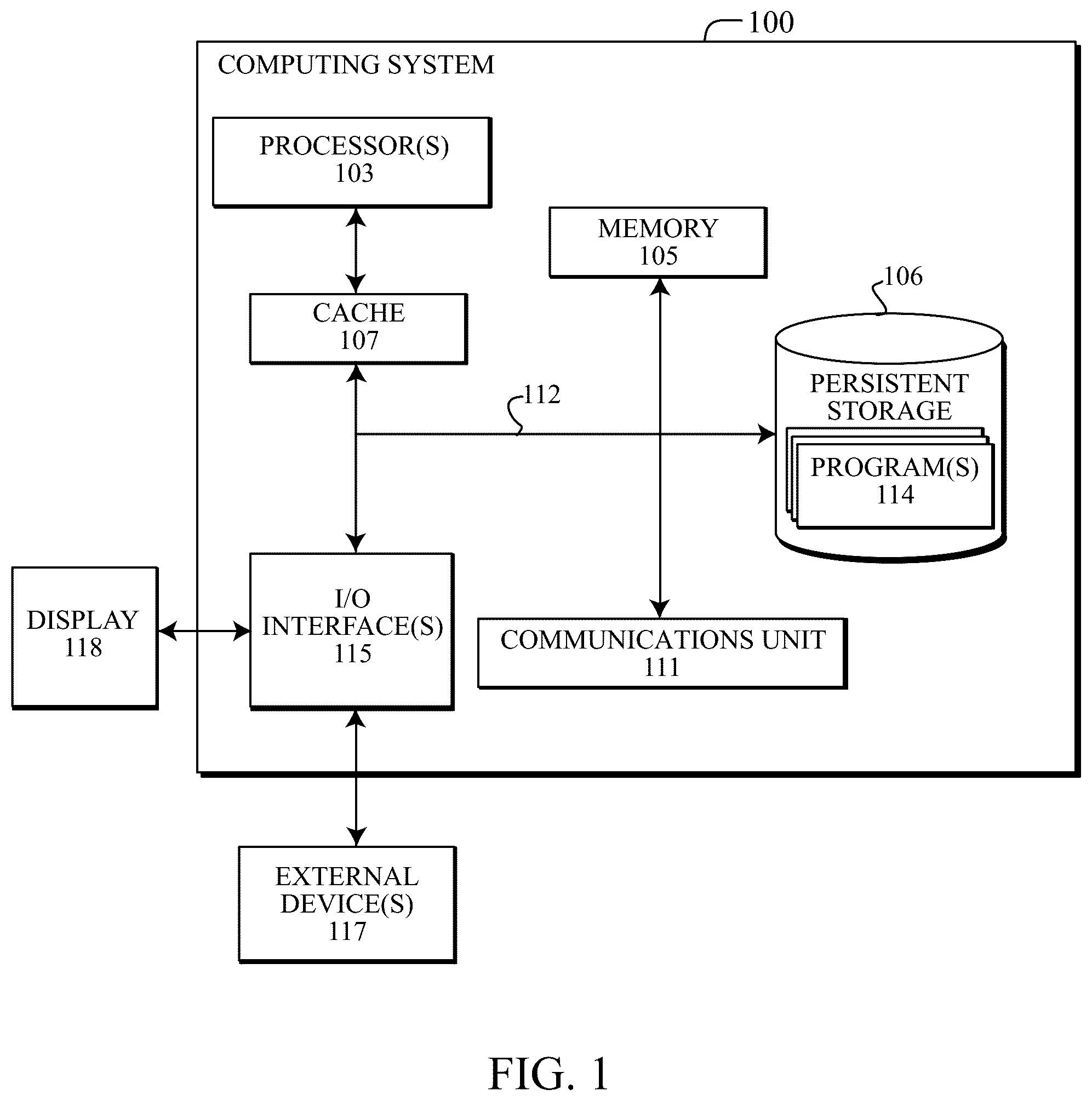 Patent US12547435 Figure 1 – Personalized modification of audio and visual components of a virtual agent of a user interface