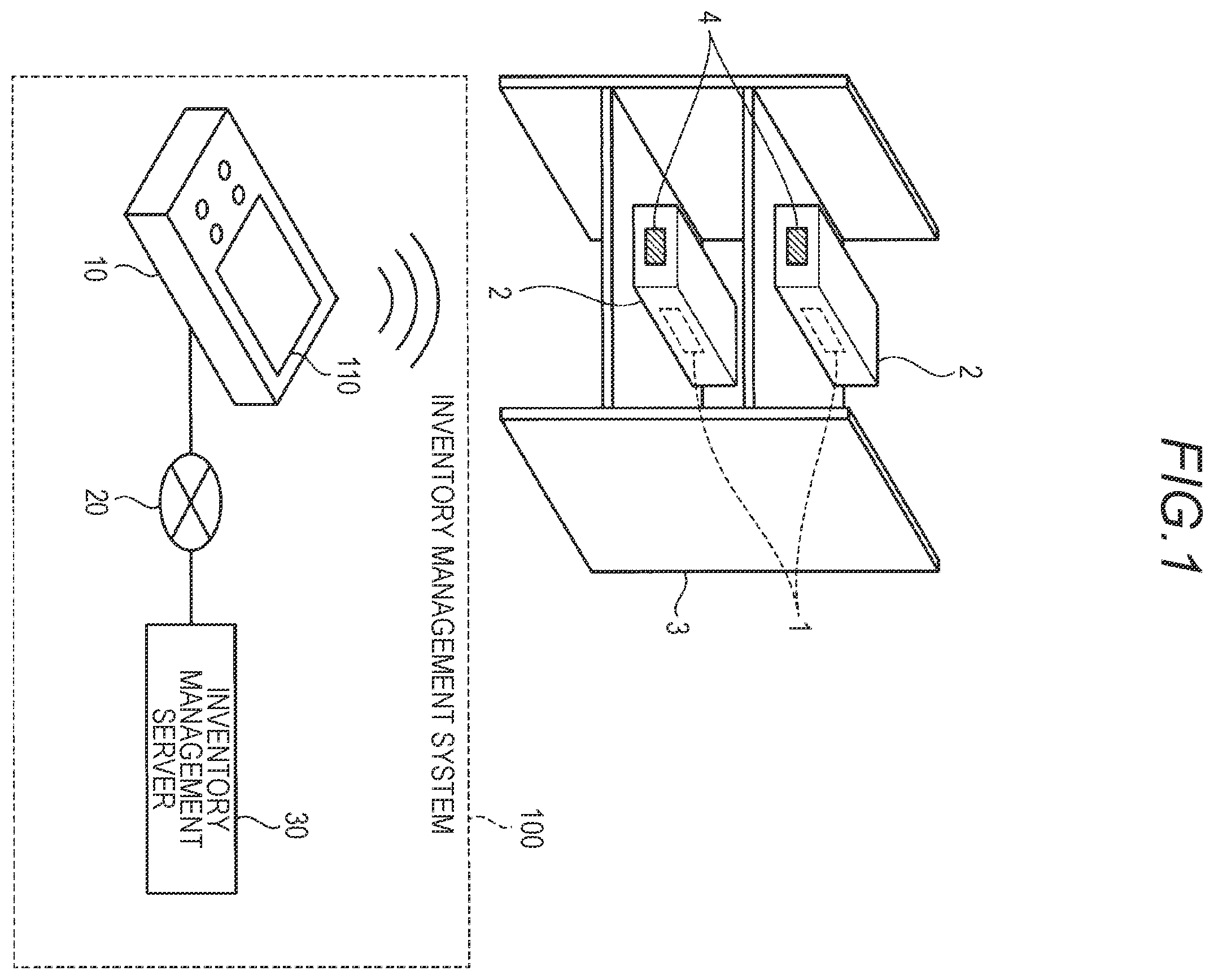 Patent US12547974 — Terminal device and inventory management system — Figure 1