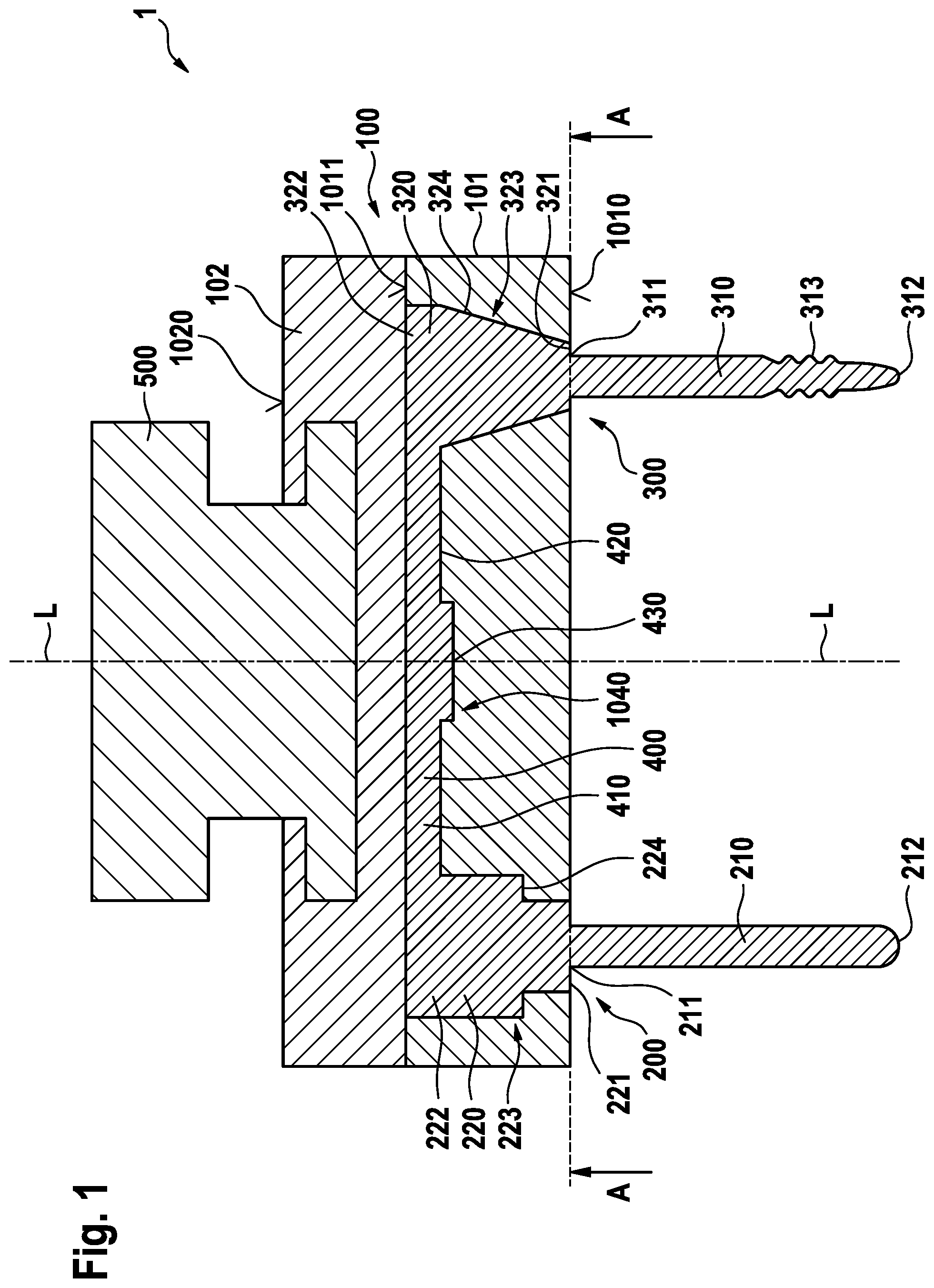 Patent US12551003 — Head for a personal care device — Figure 1