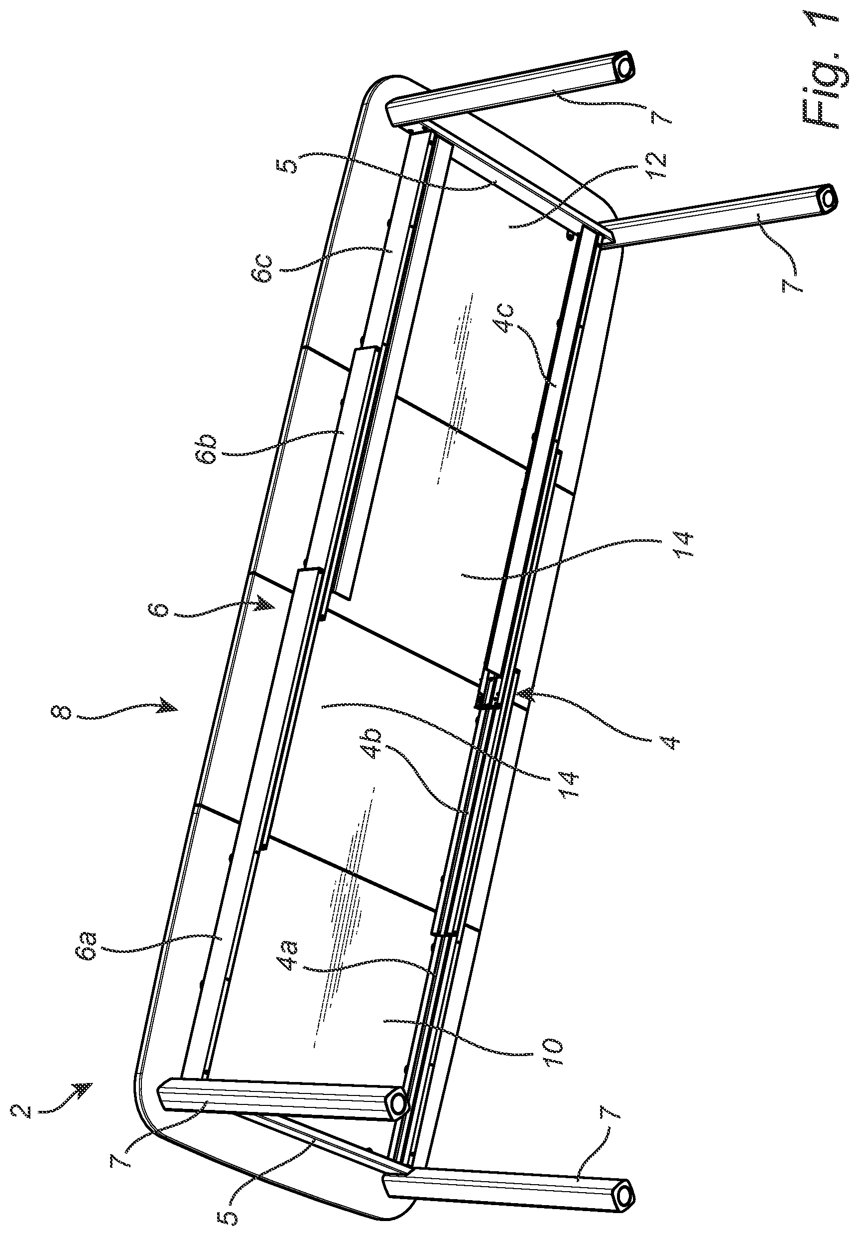 Patent US12551006 — Extension table — Figure 1