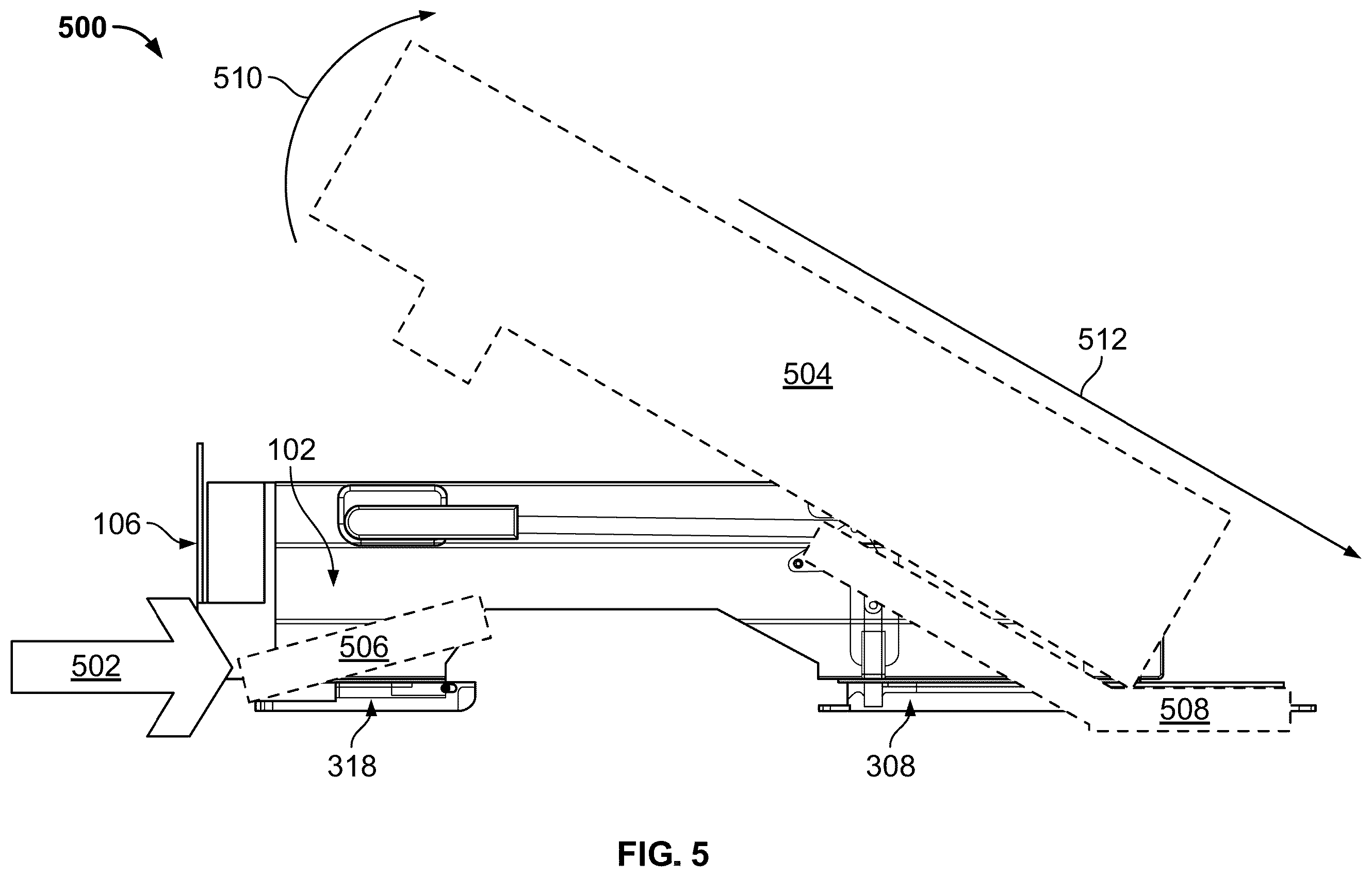 Patent US12551012 Figure 4 – Modular kitchen mounting apparatus