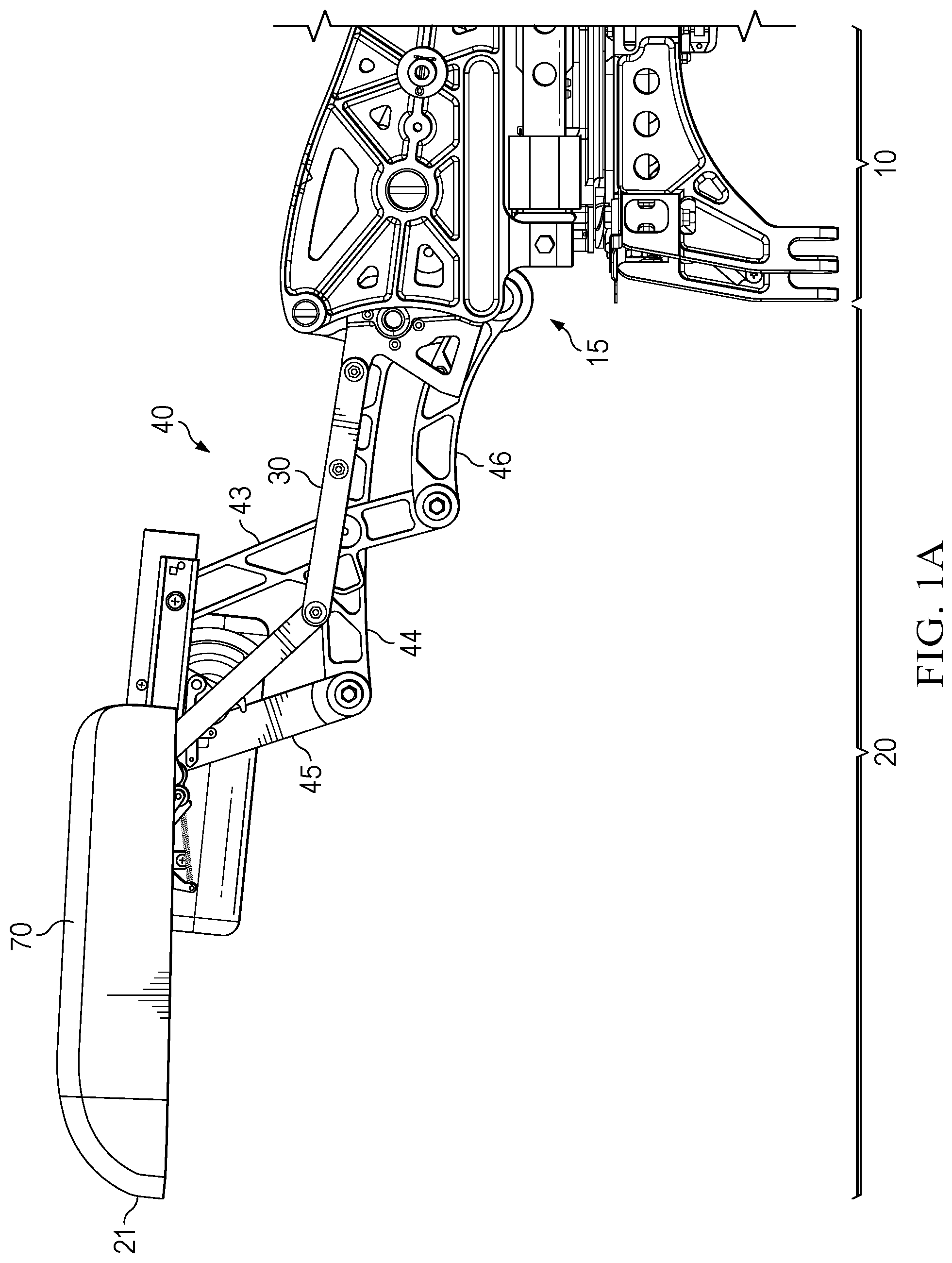 Patent US12551017 — Leg rest extension mechanism and method for operating the leg rest extension mechanism — Figure 1