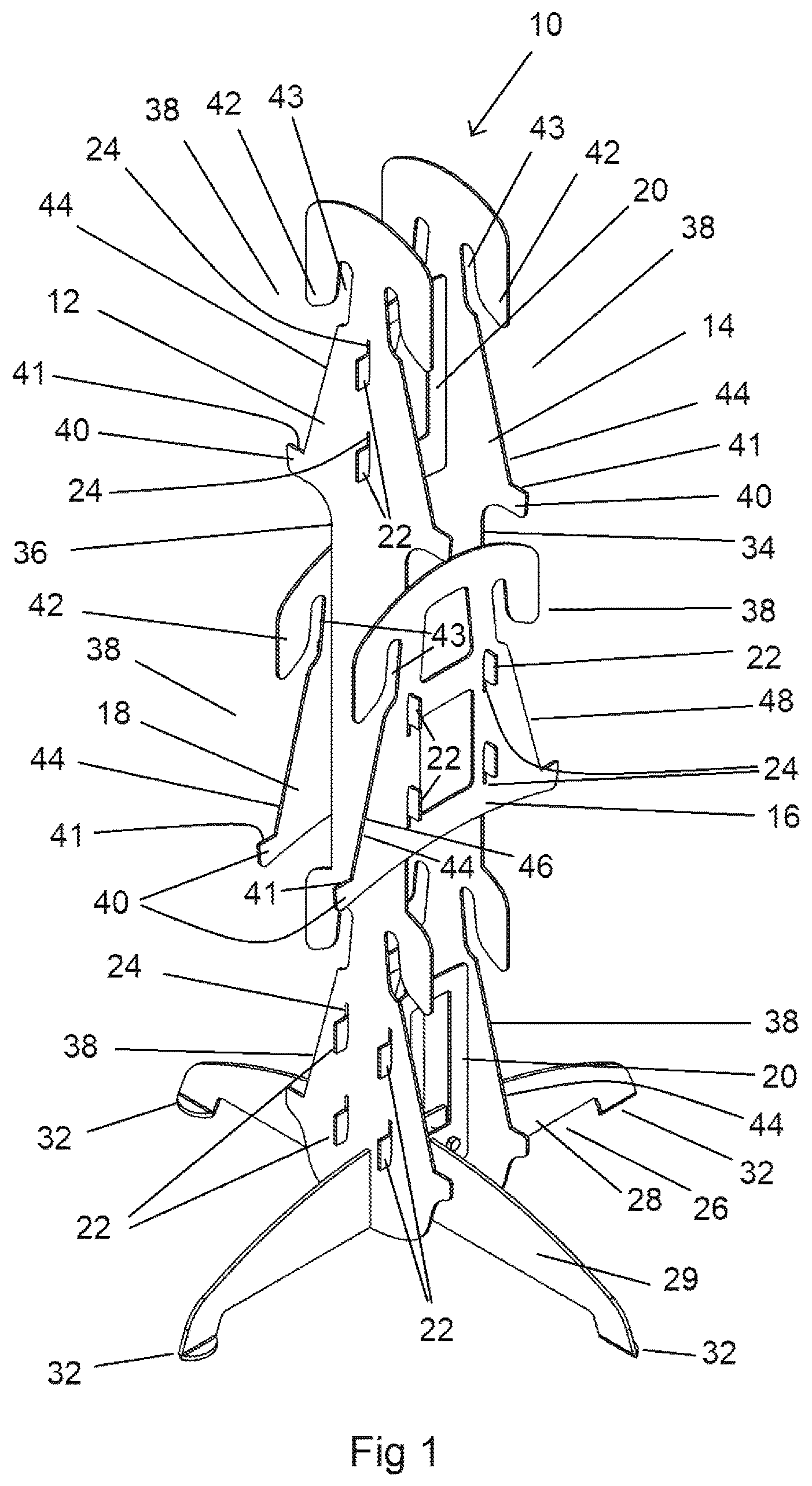 Patent US12551034 — Pot stand — Figure 1