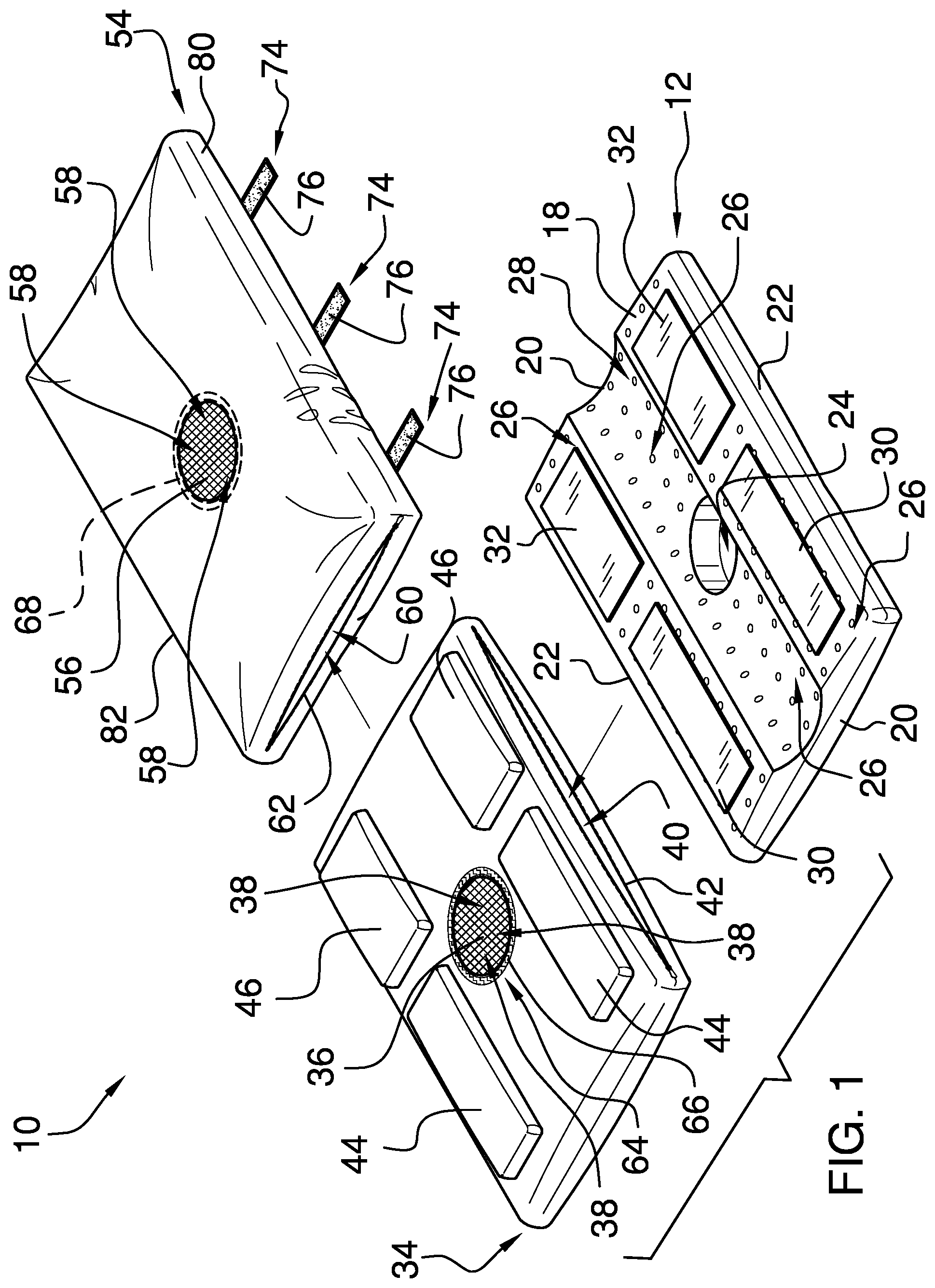 Patent US12551038 — Arm pillow — Figure 1