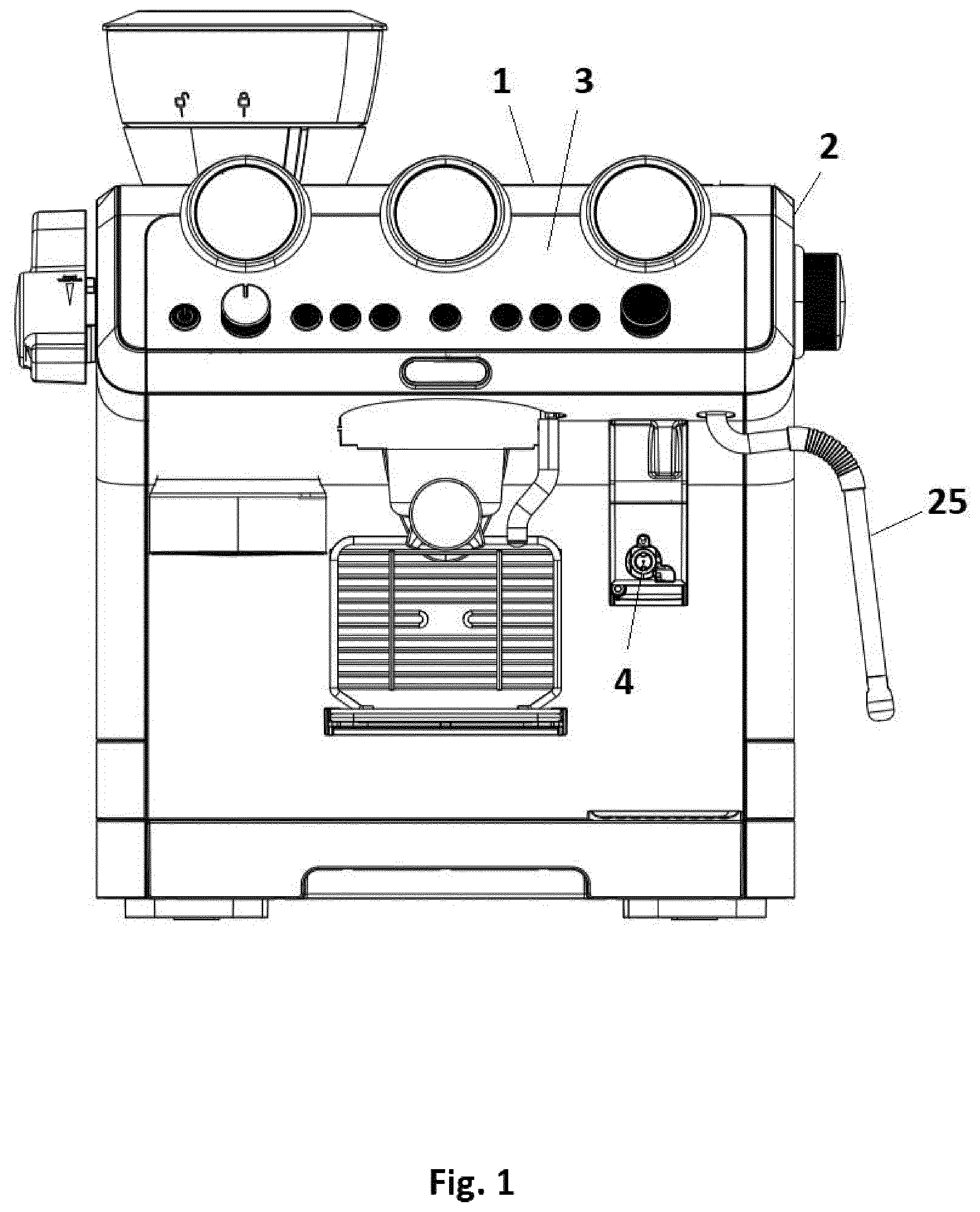 Patent US12551047 — Coffee machine — Figure 1