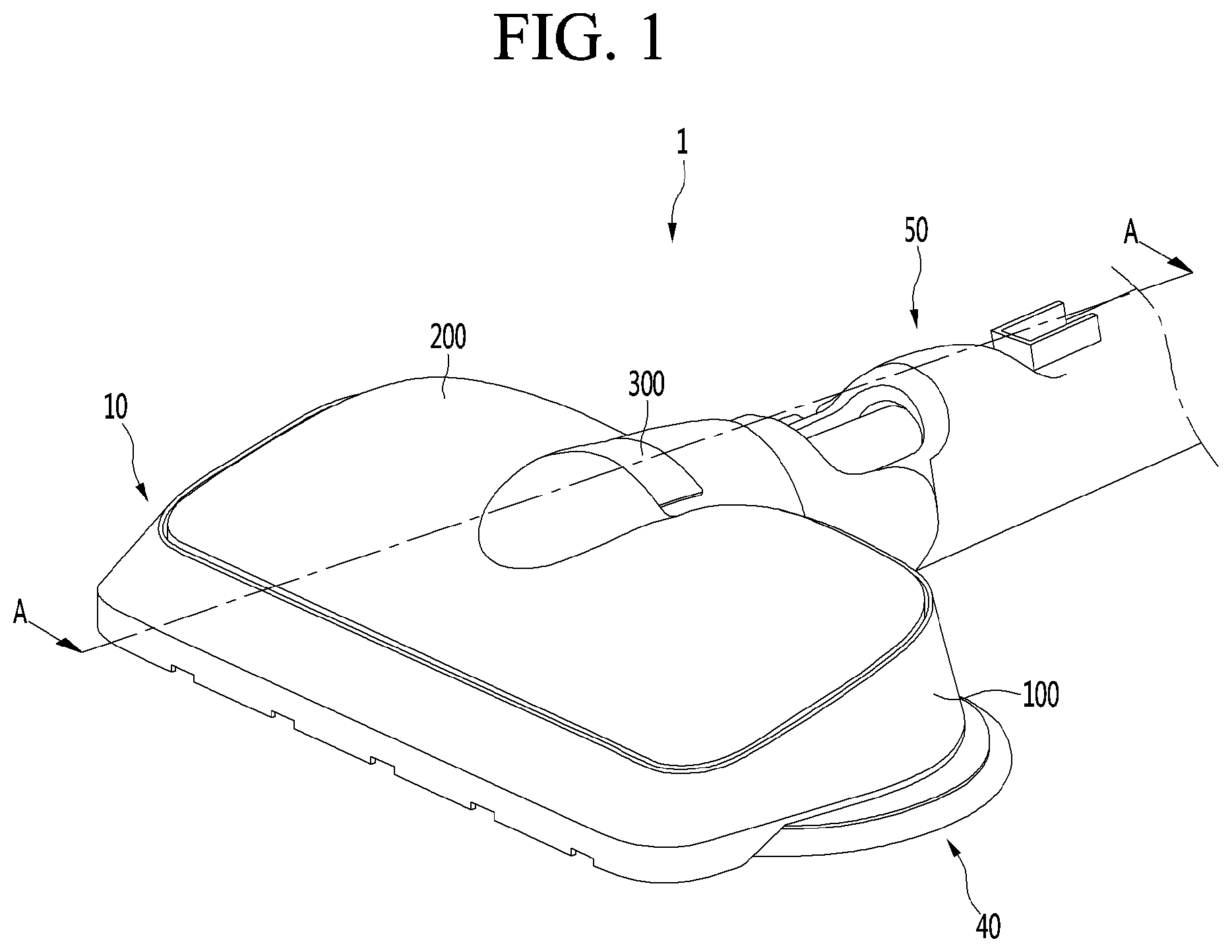 Patent US12551069 Figure 1 – Nozzle for cleaner