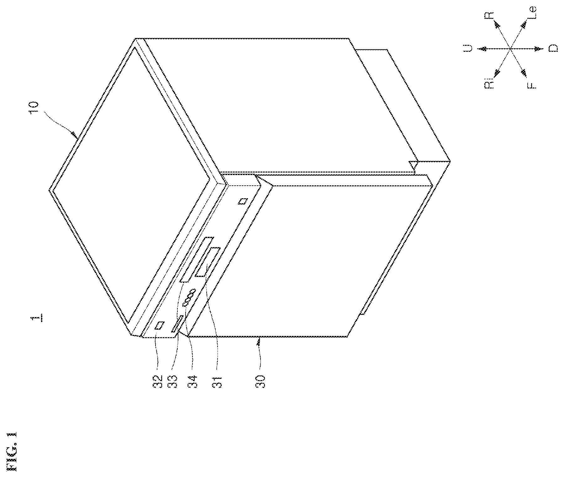 Patent US12551087 — Dishwasher — Figure 1