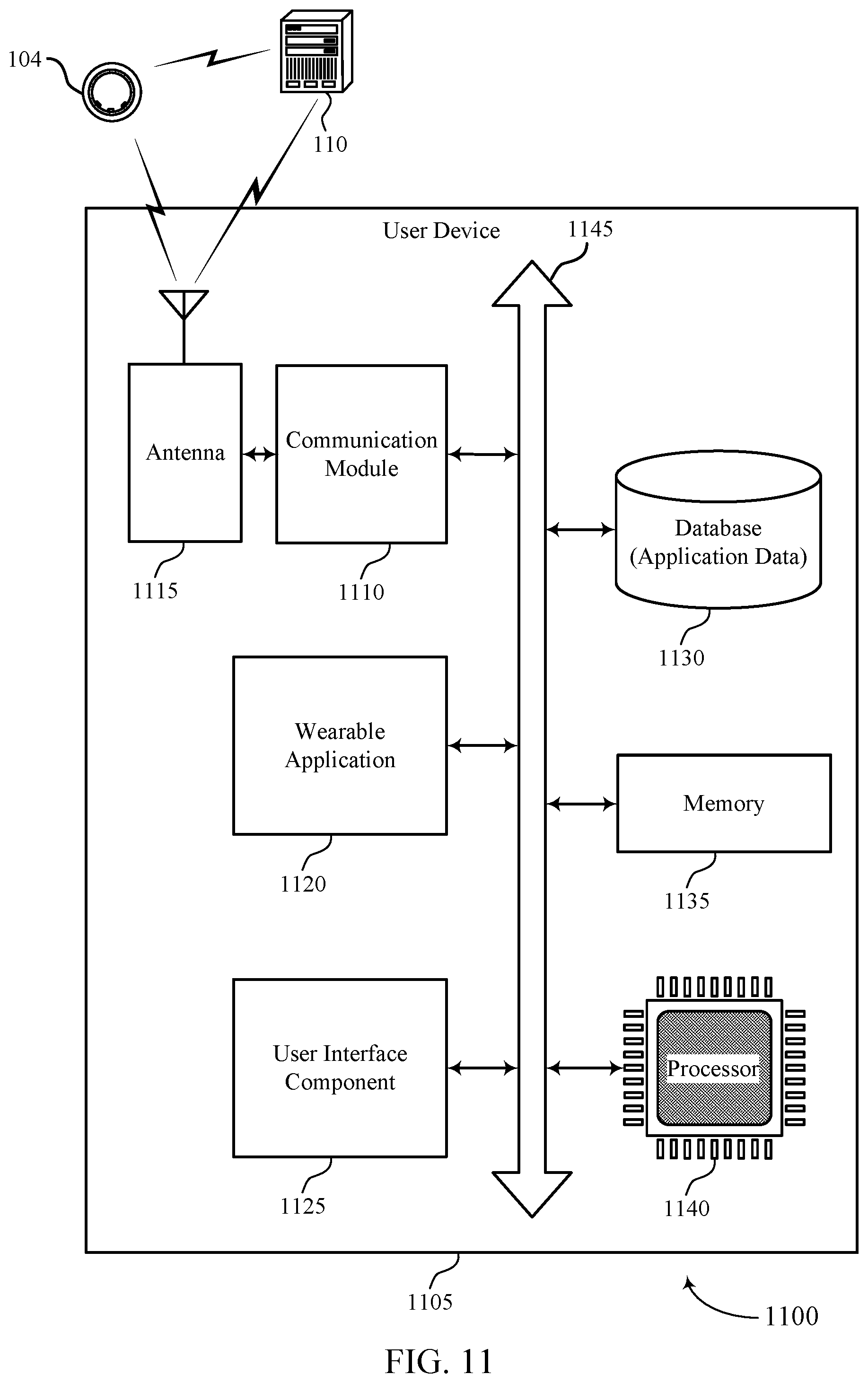 Patent US12551116 Figure 11 – Techniques for determining blood pressure based on a relative timing of pulses