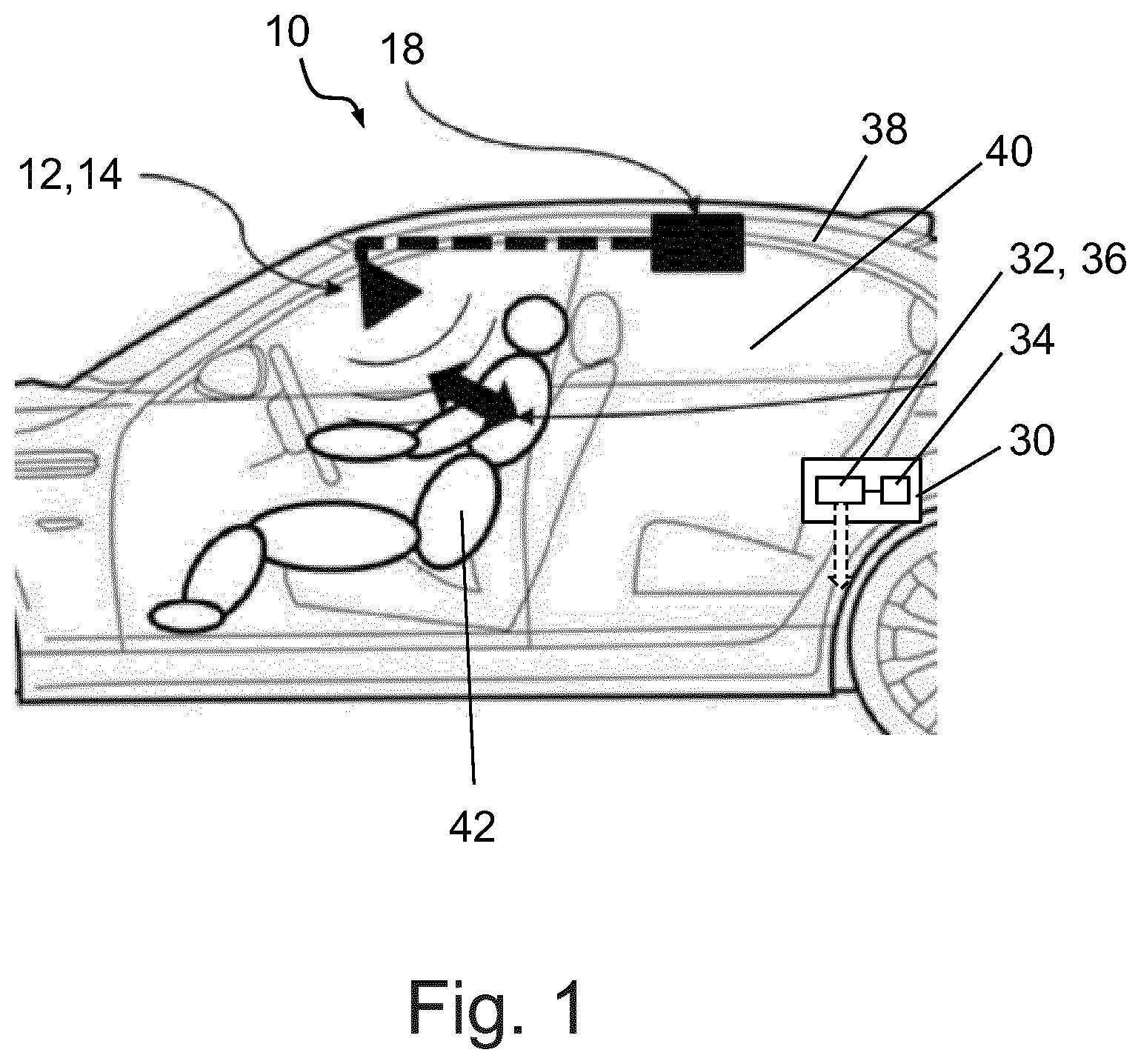 Patent US12551140 — System and method for mitigation of random body movement and interference effects in radar-based vital signs monitoring systems in medical applications — Figure 1