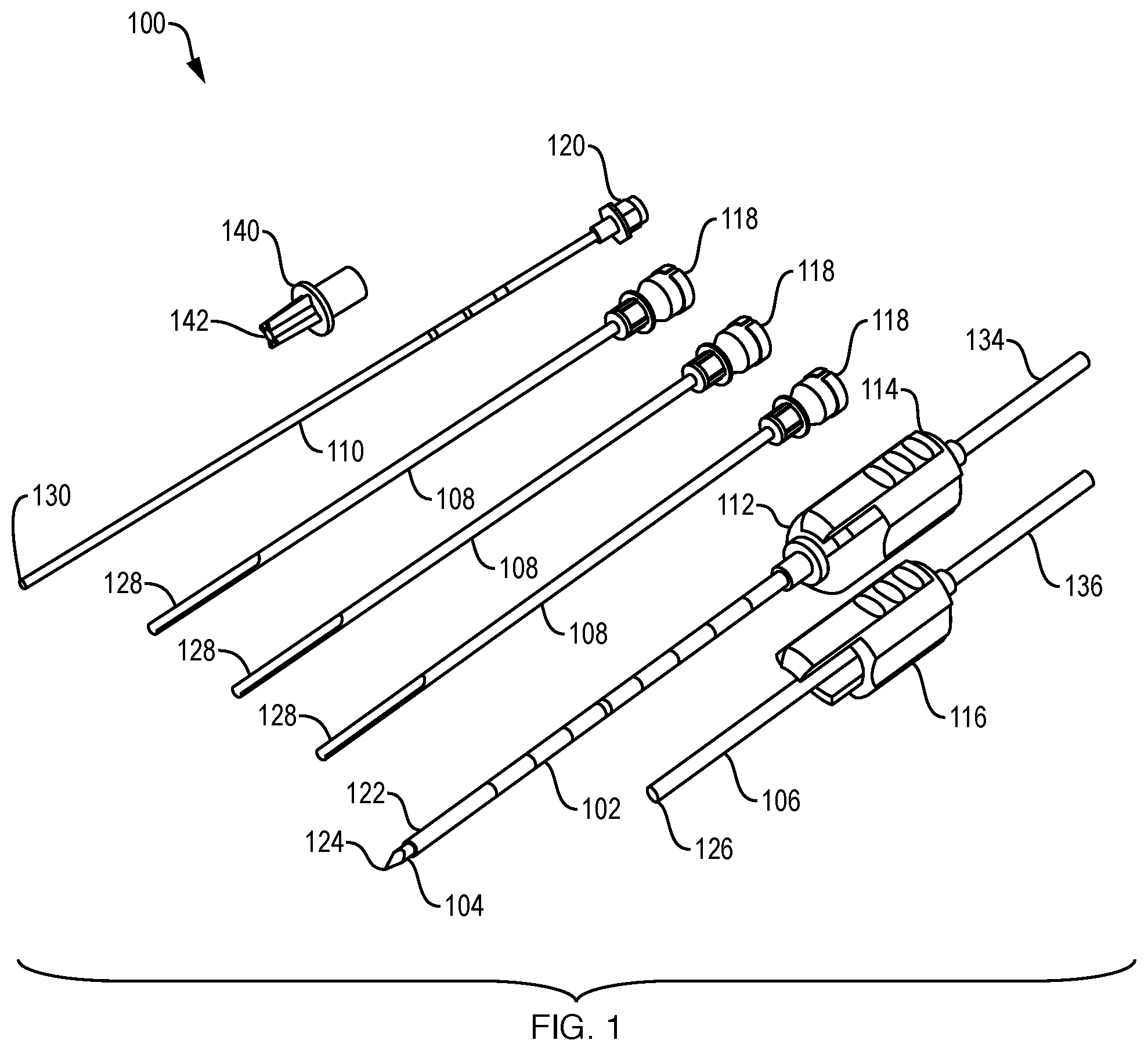 Patent US12551201 — Bone access, bone capture, and aspiration devices — Figure 1