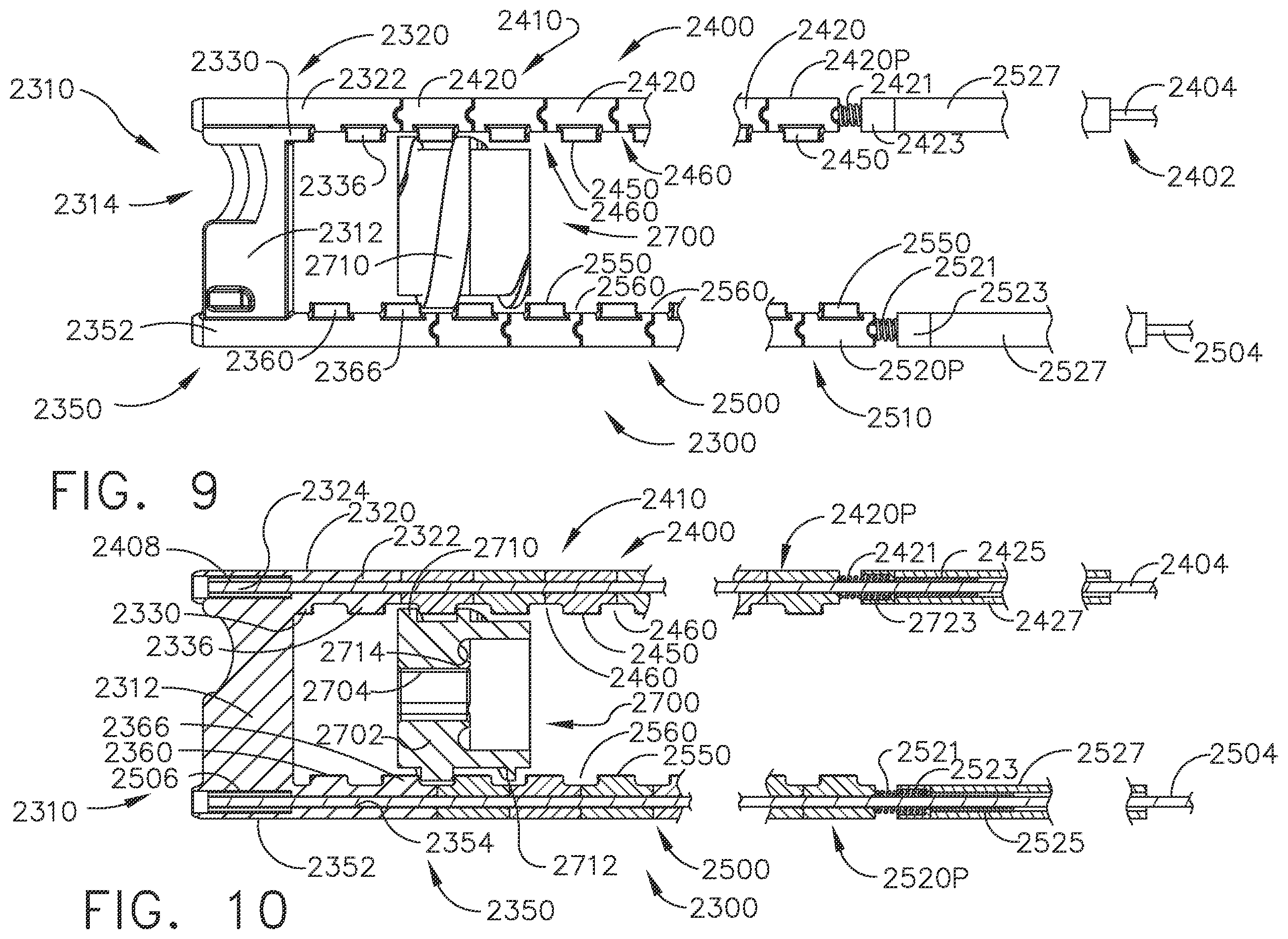 Patent US12551214 Figure 9 – Surgical instruments with differential articulation joint arrangements for accommodating flexible actuators