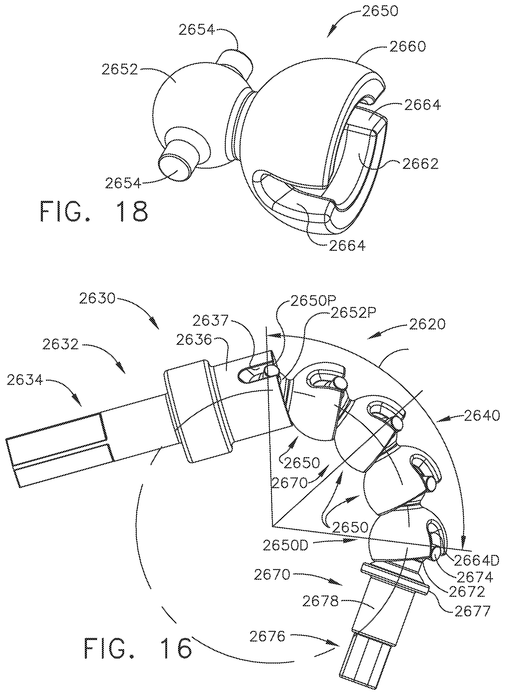 Patent US12551214 Figure 14 – Surgical instruments with differential articulation joint arrangements for accommodating flexible actuators