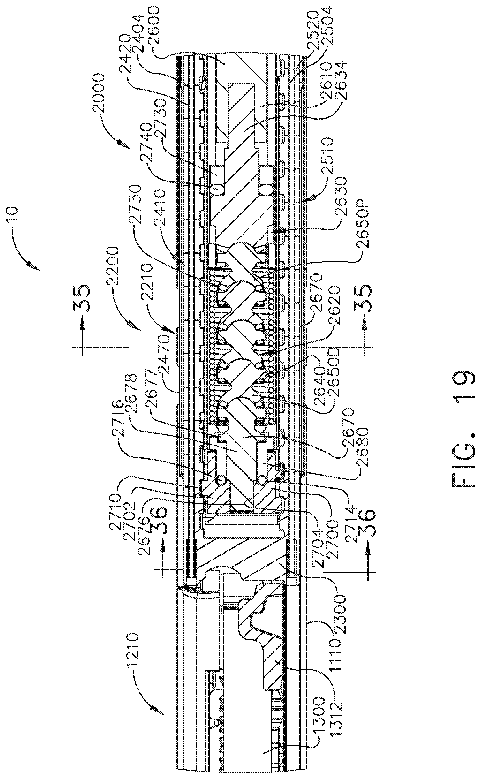 Patent US12551214 Figure 16 – Surgical instruments with differential articulation joint arrangements for accommodating flexible actuators