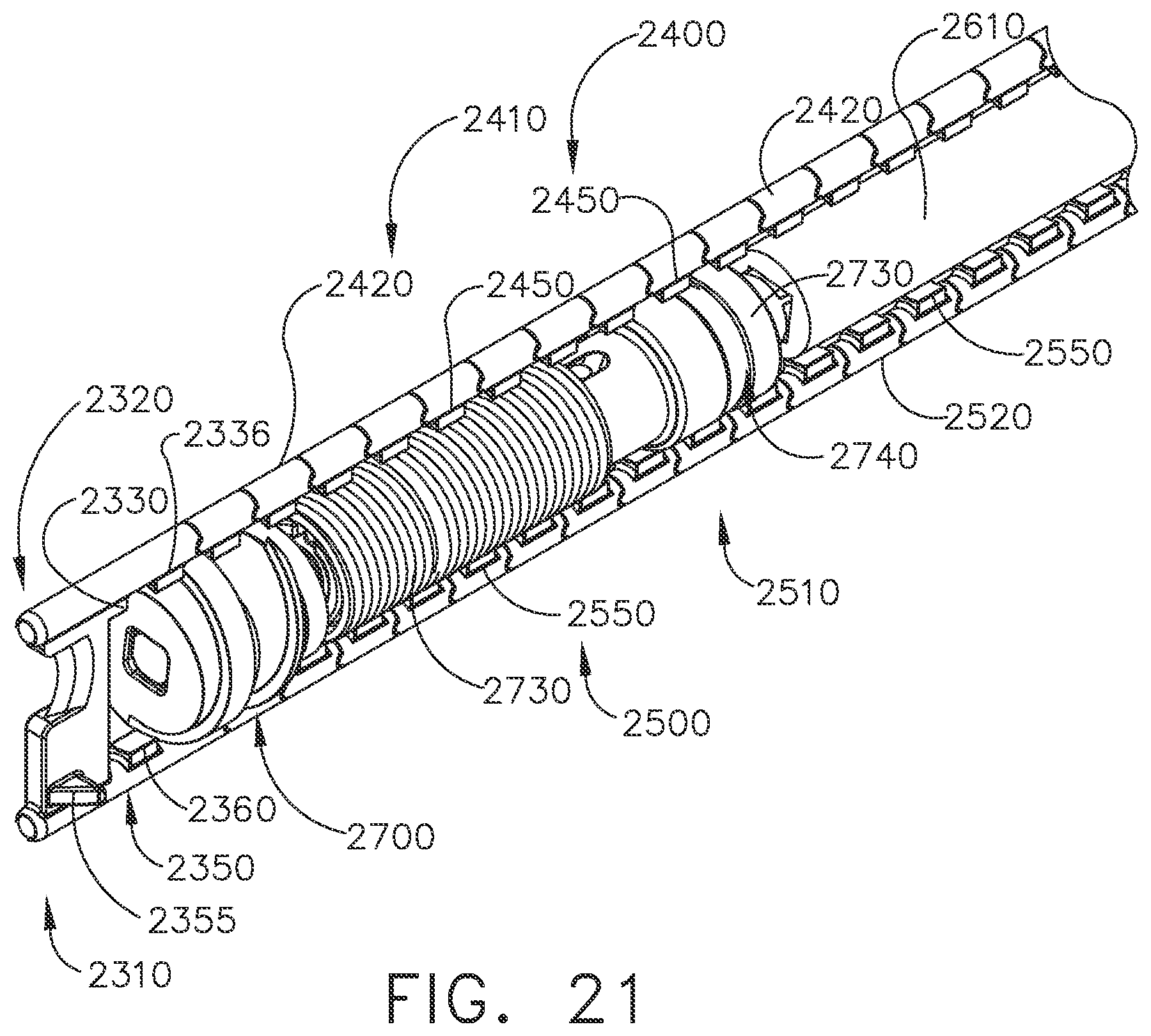 Patent US12551214 Figure 18 – Surgical instruments with differential articulation joint arrangements for accommodating flexible actuators