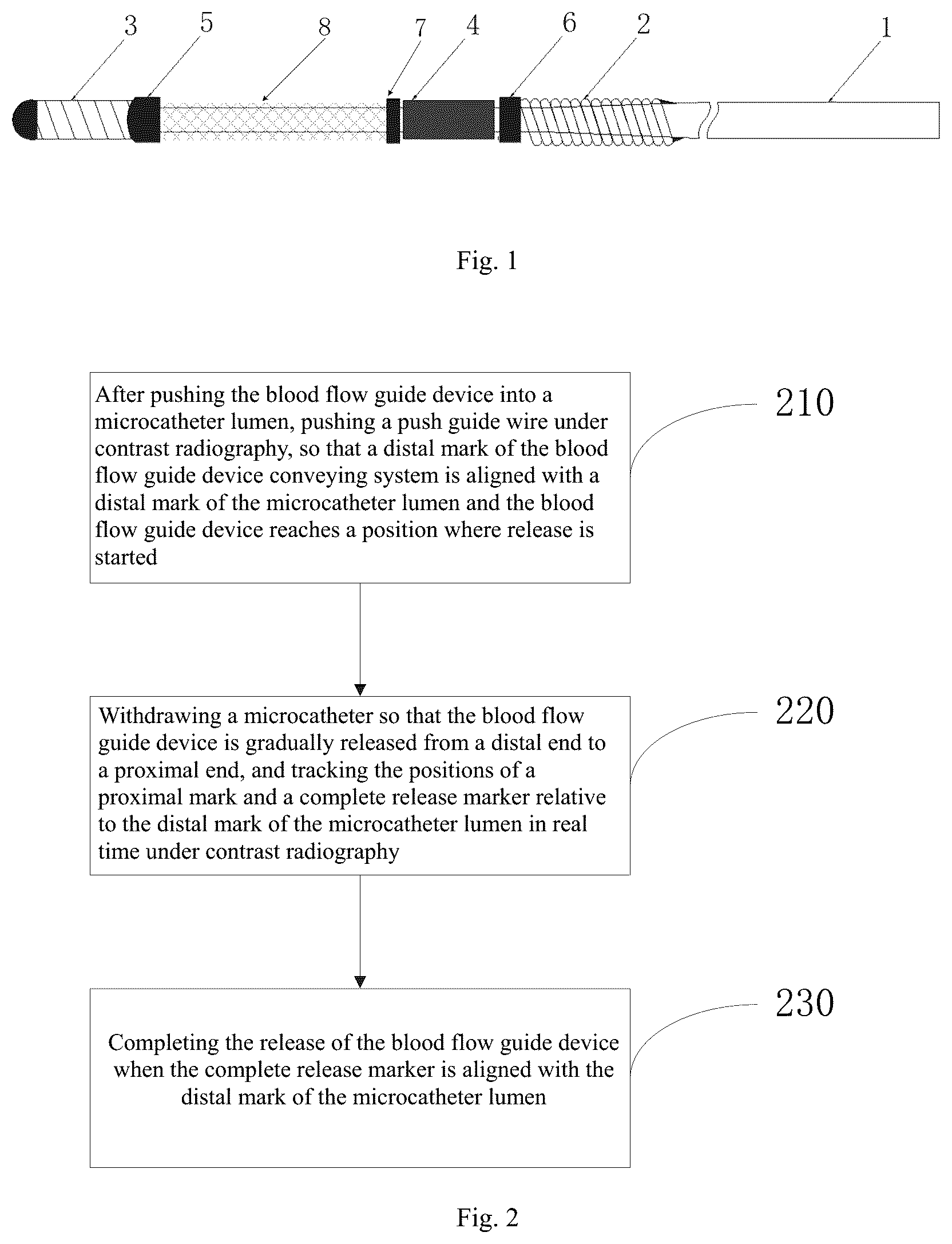 Patent US12551221 — Blood flow guide device conveying system capable of visual tracking and positioning, and tracking and positioning method — Figure 1
