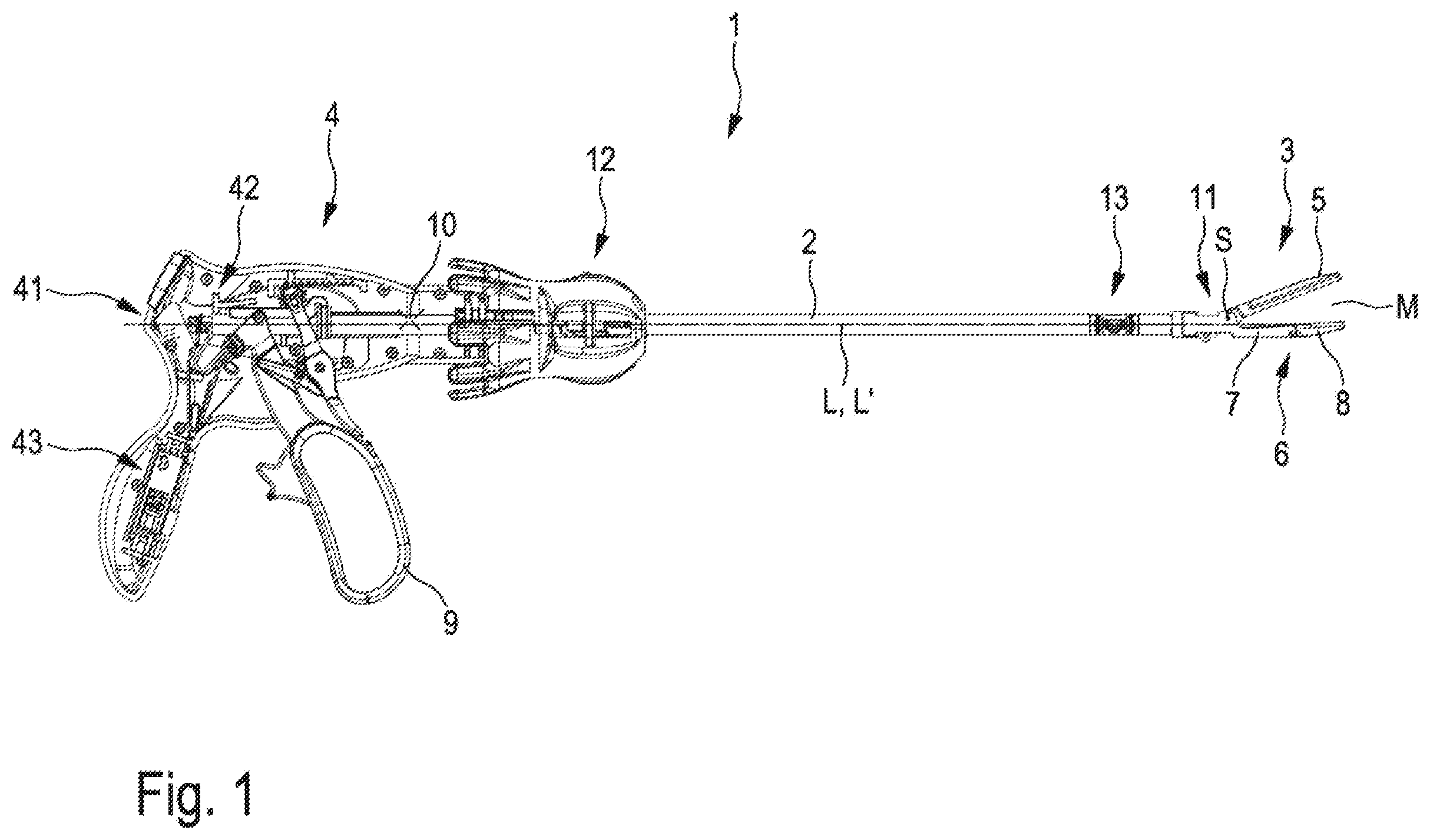Patent US12551227 — Surgical instrument, tool device for such a surgical instrument, and method for producing such a tool device — Figure 1