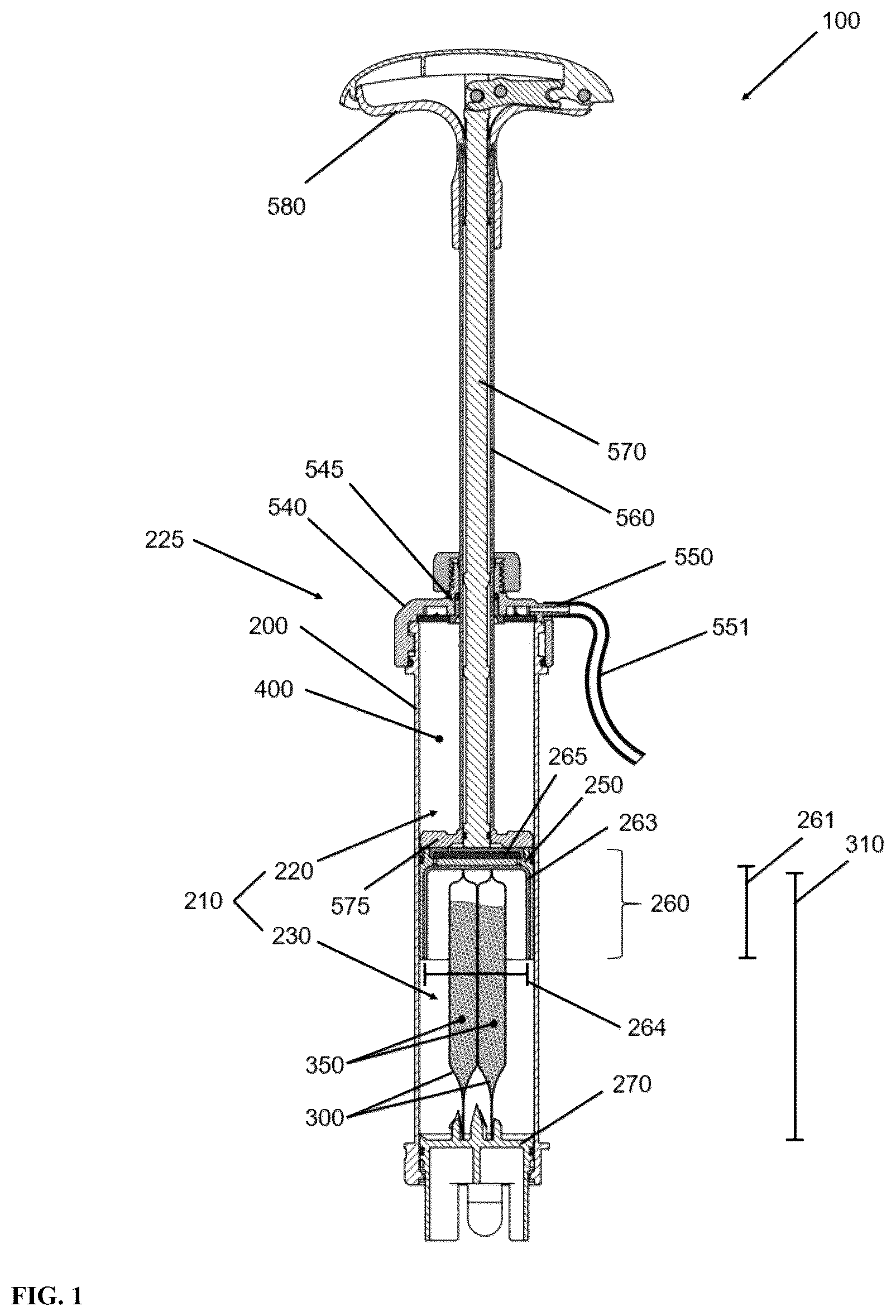 Patent US12551255 — Device and method for providing bone cement paste — Figure 1