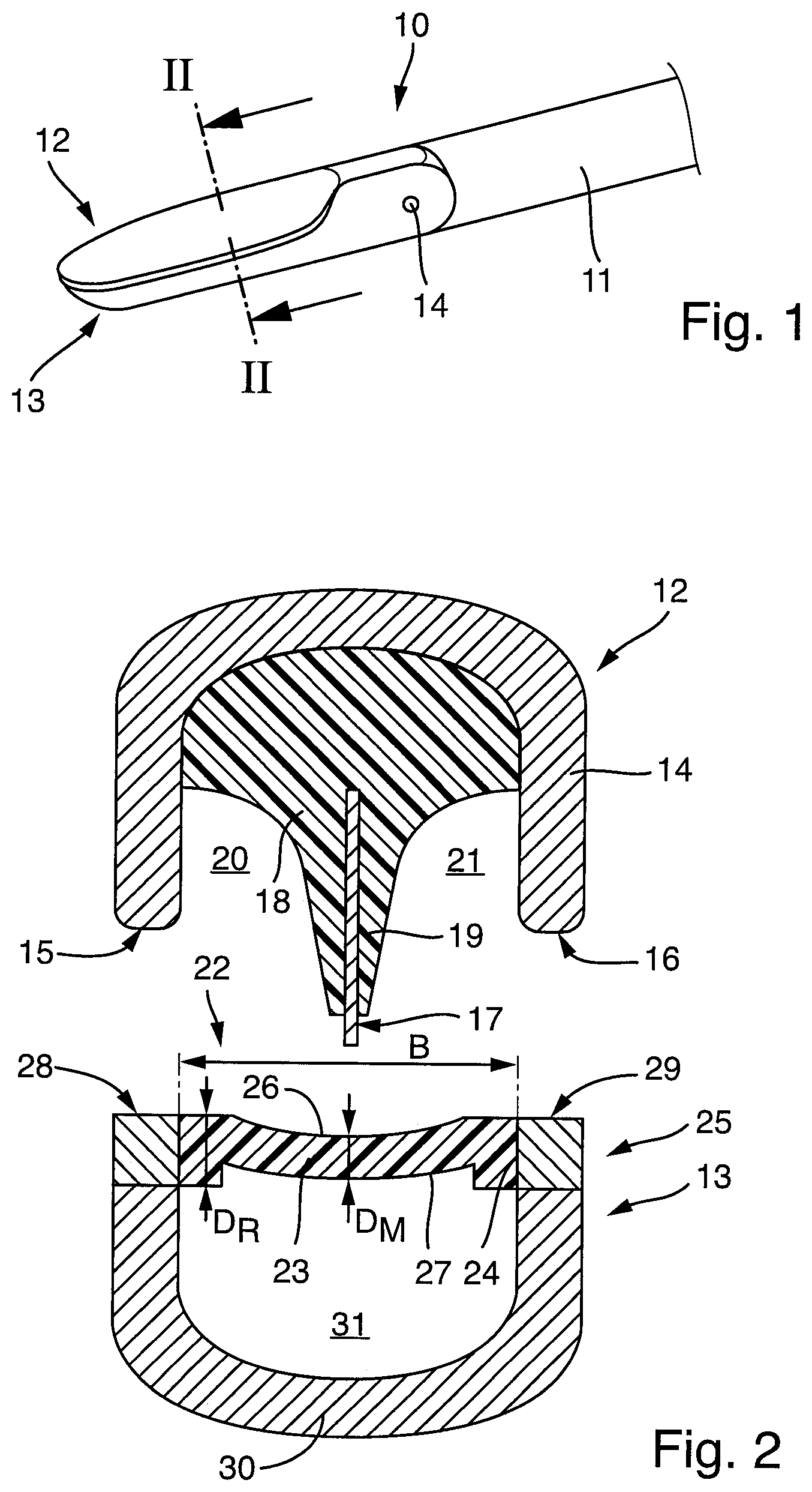 Patent US12551267 Figure 1 – Cutting instrument
