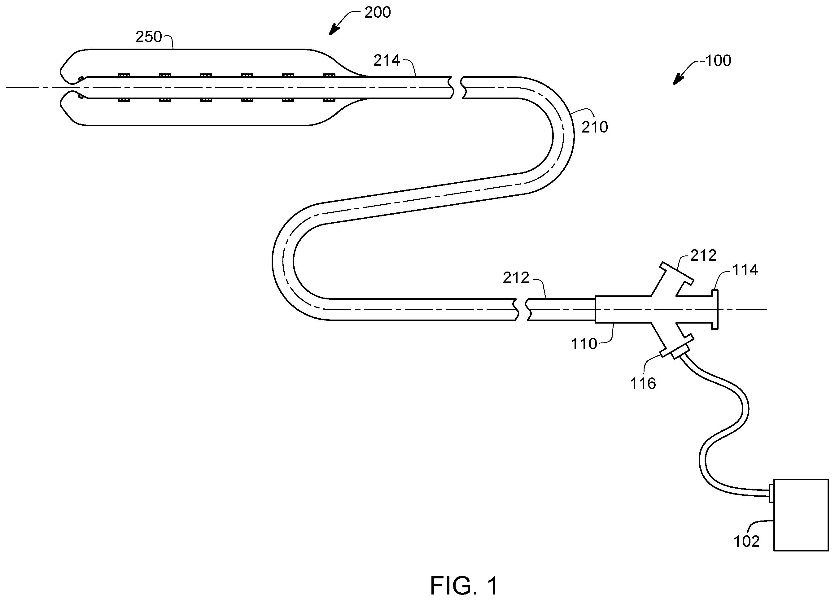 Patent US12551279 — Lithotripsy balloon catheter — Figure 1
