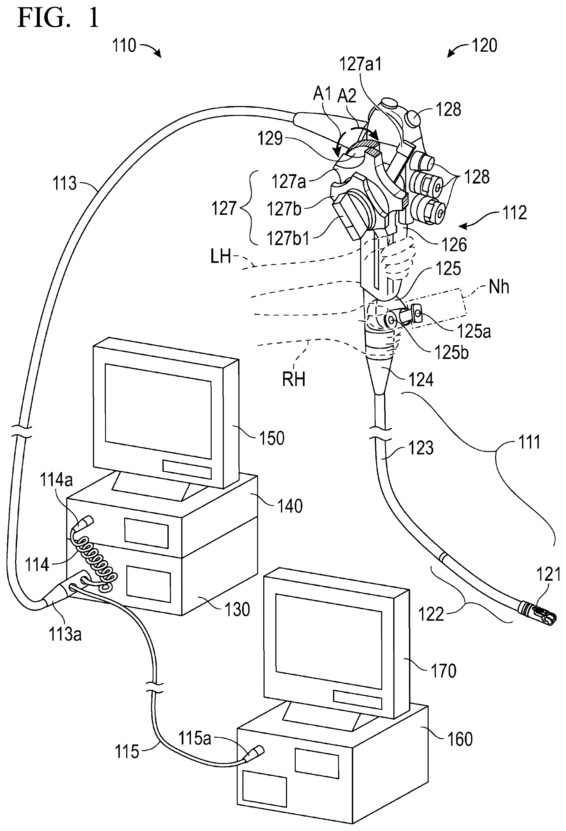 Patent US12551285 Figure 1 – Endoscopic ultrasound guided tissue acquisition