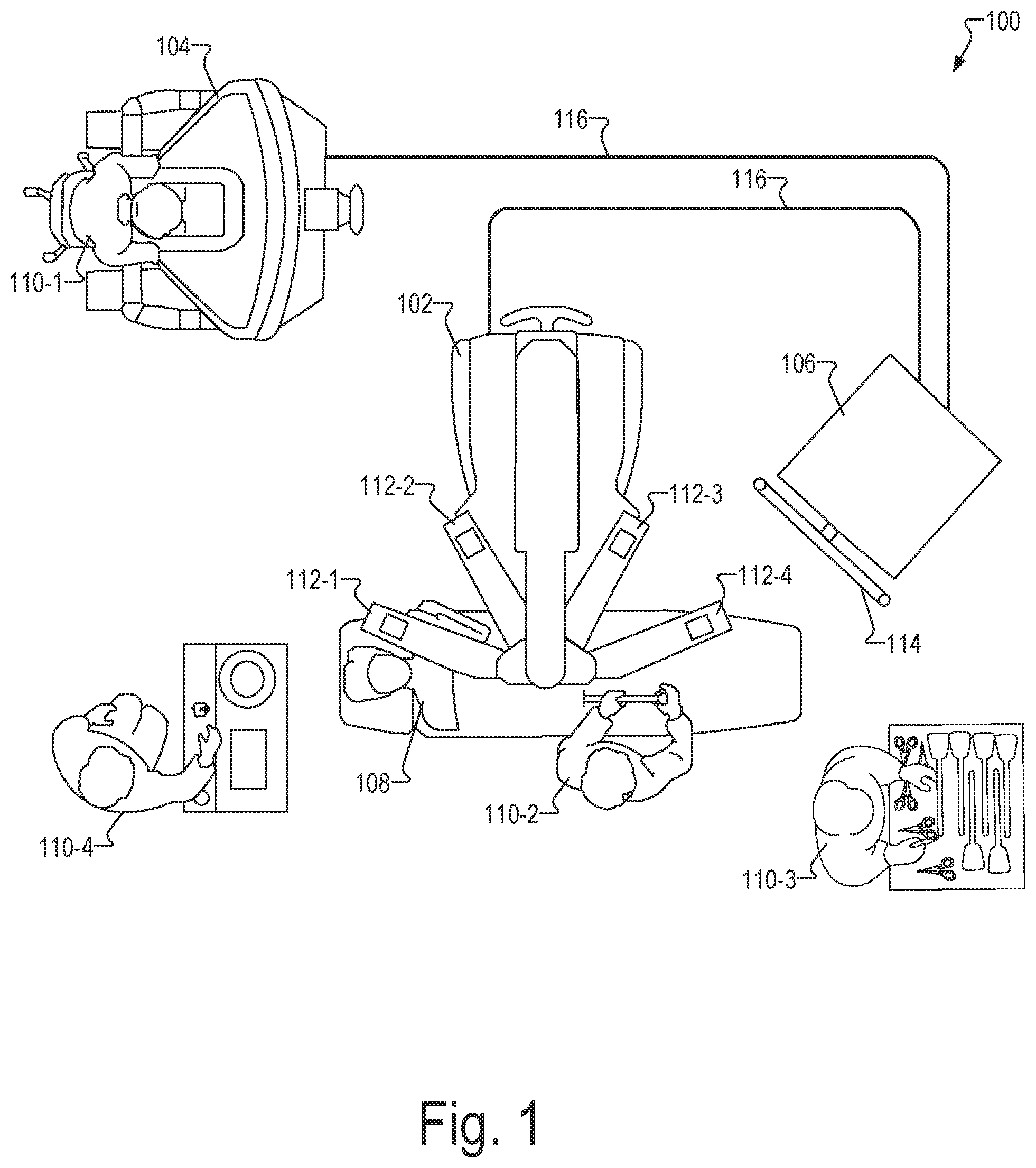 Patent US12551298 — Systems and methods for identifying and facilitating an intended interaction with a target object in a surgical space — Figure 1