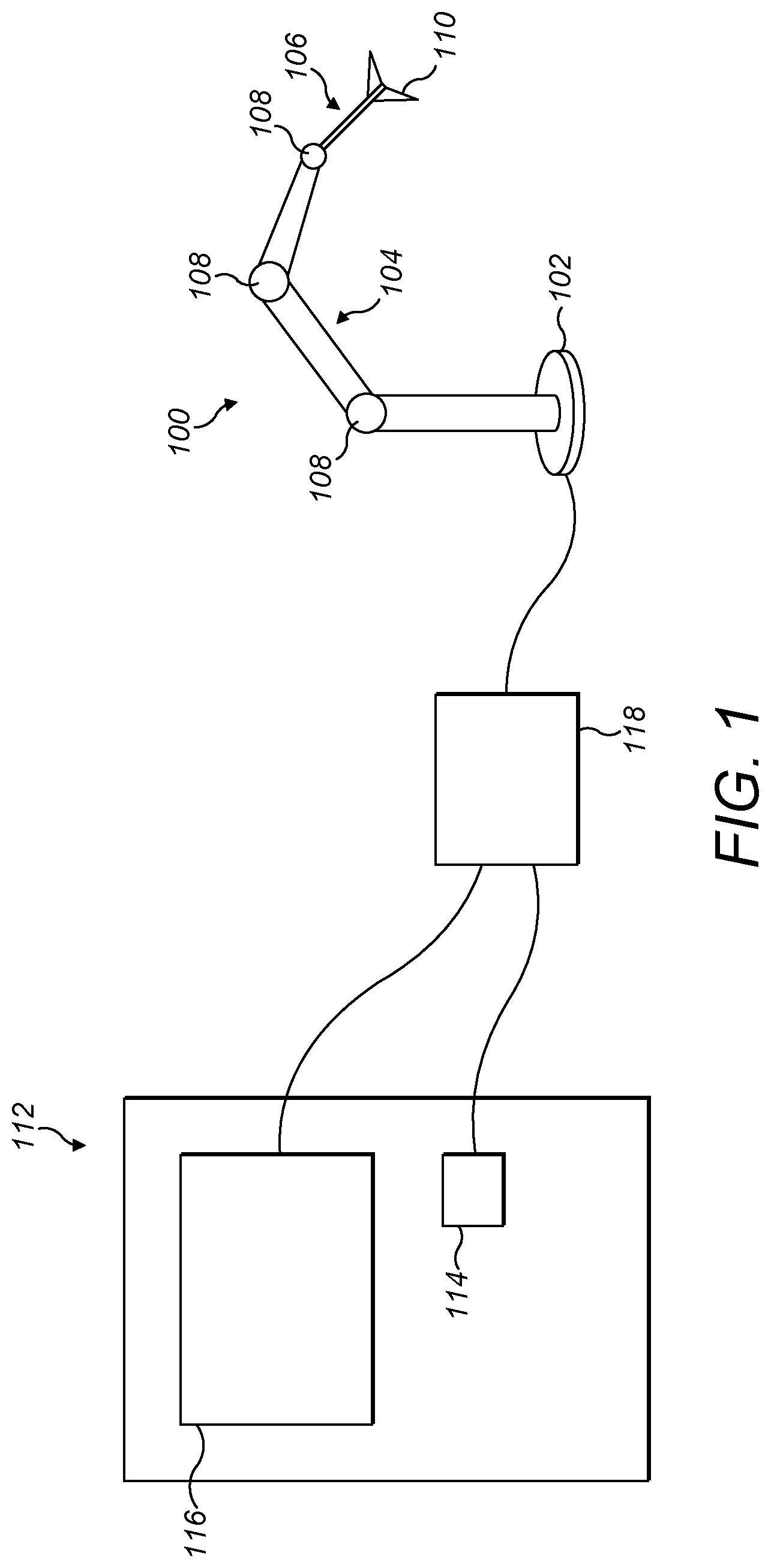 Patent US12551302 Figure 1 – Controlling a surgical instrument