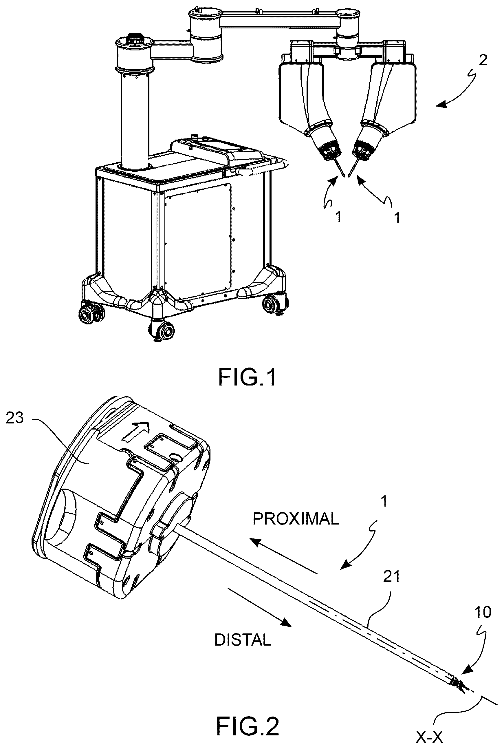 Patent US12551306 Figure 1 – Articulated surgical instrument for robotic surgery or microsurgery, manufacturing method and assembly method