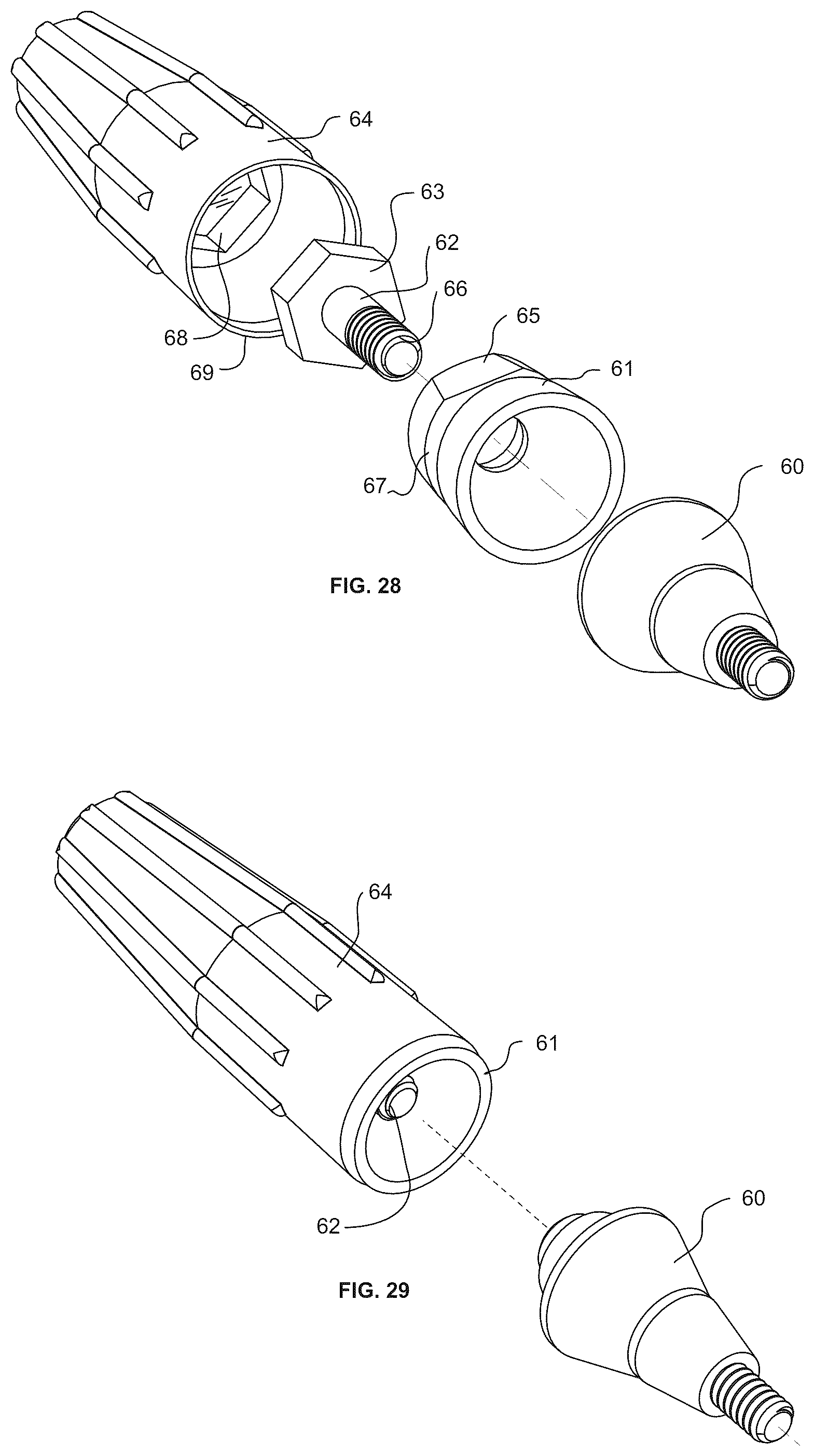 Patent US12551319 Figure 9 – Screw-attached pick-up dental coping system and methods