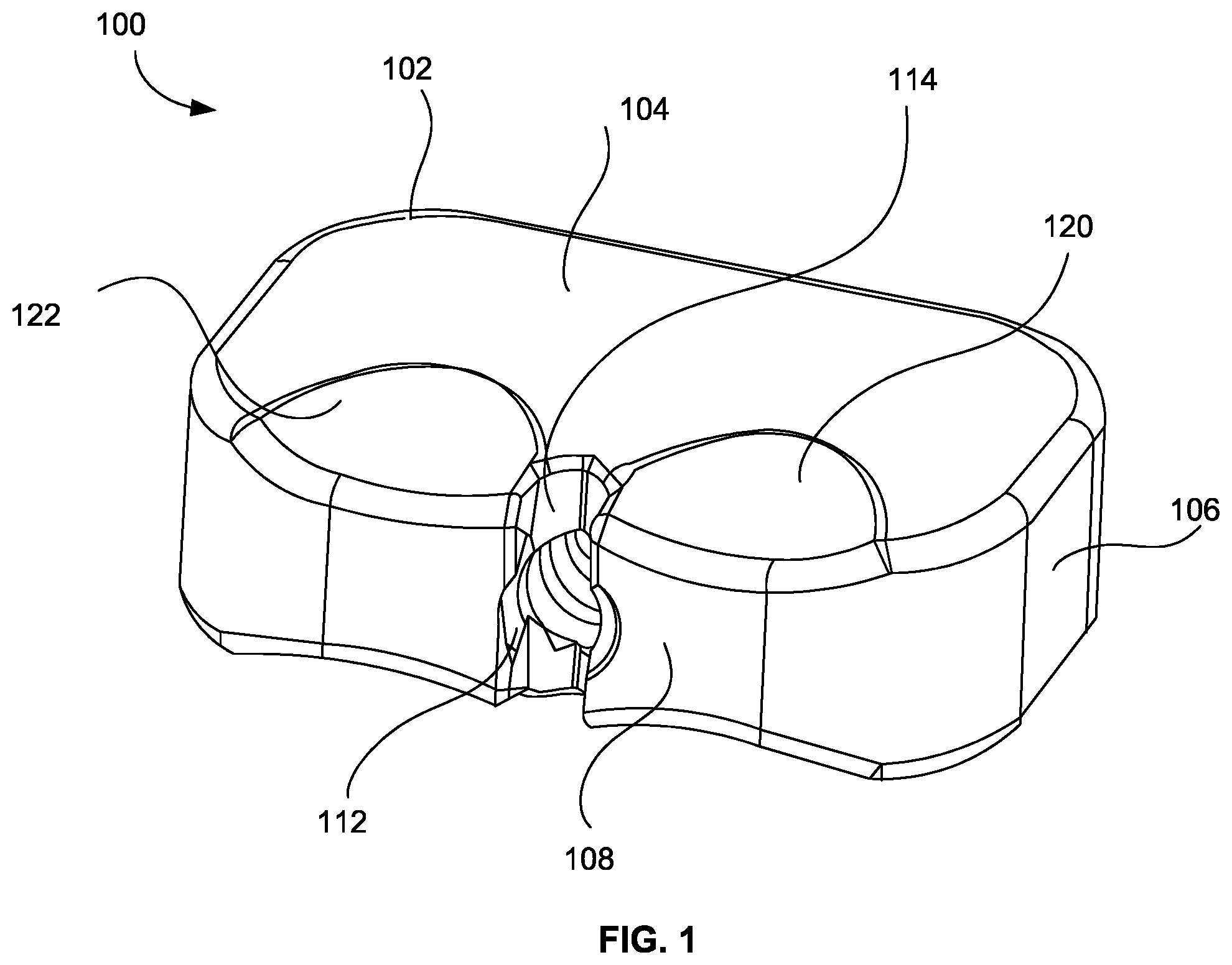 Patent US12551353 — Spinal plate selection and positioning system — Figure 1