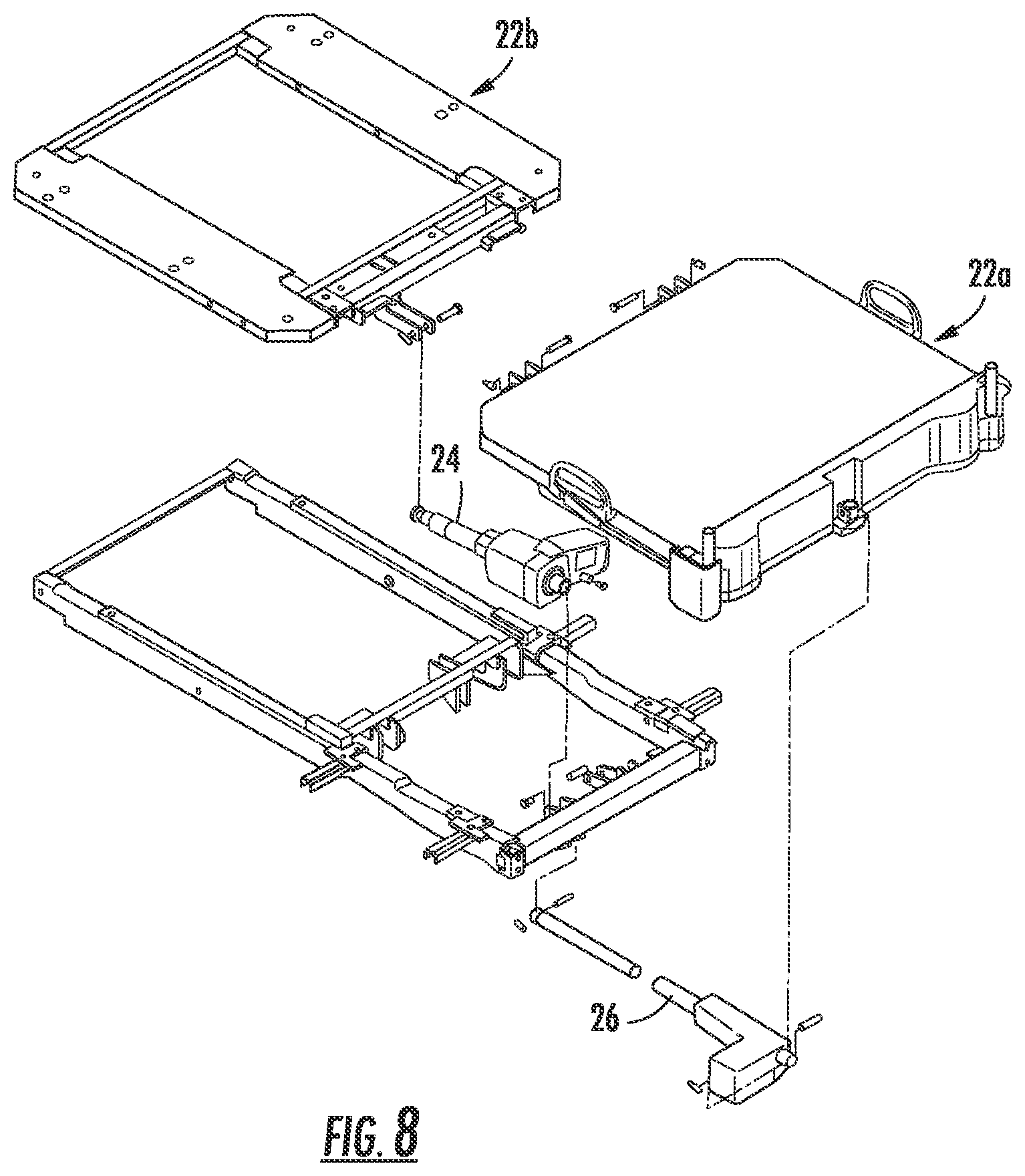 Patent US12551391 Figure 8 – Patient support with improved control
