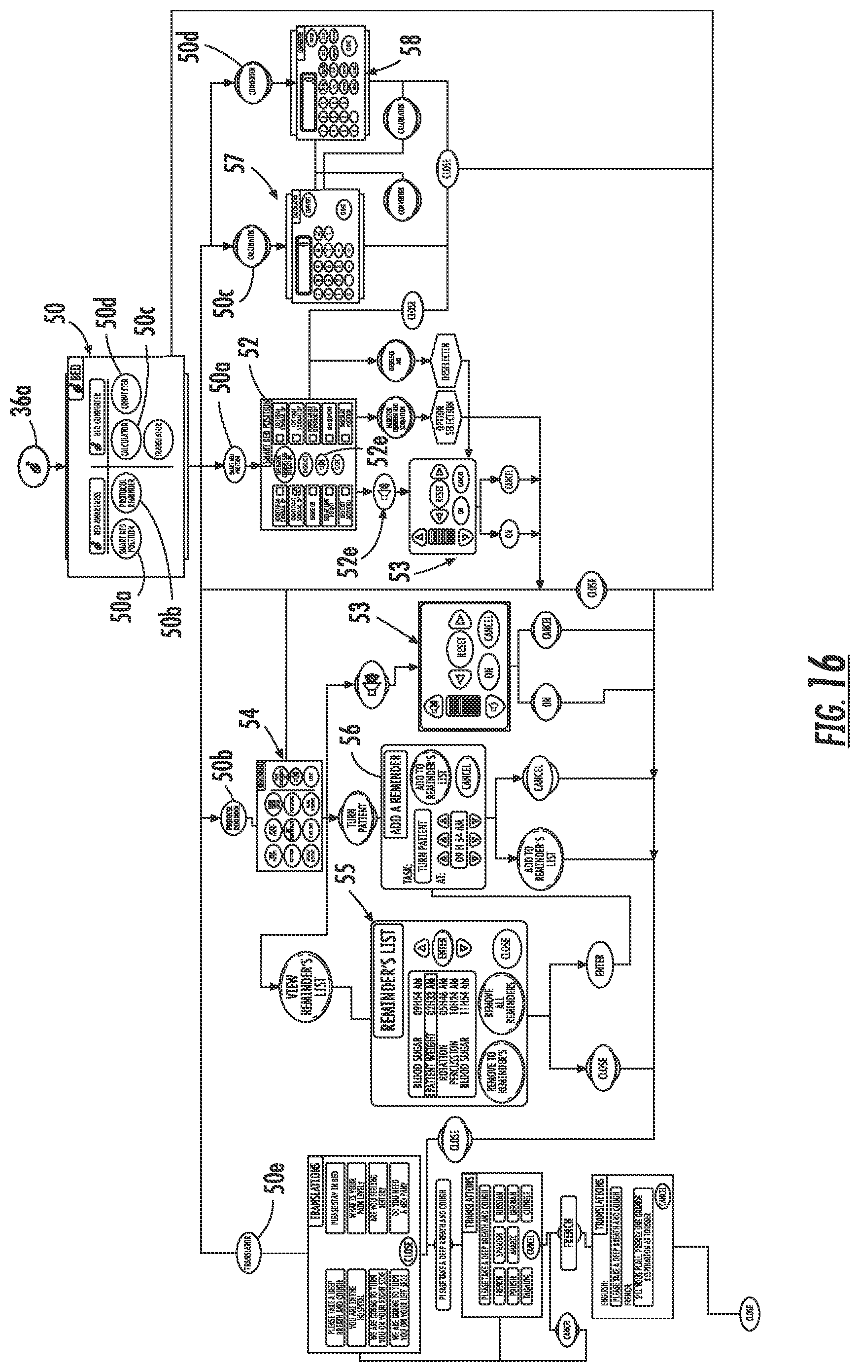 Patent US12551391 Figure 16 – Patient support with improved control